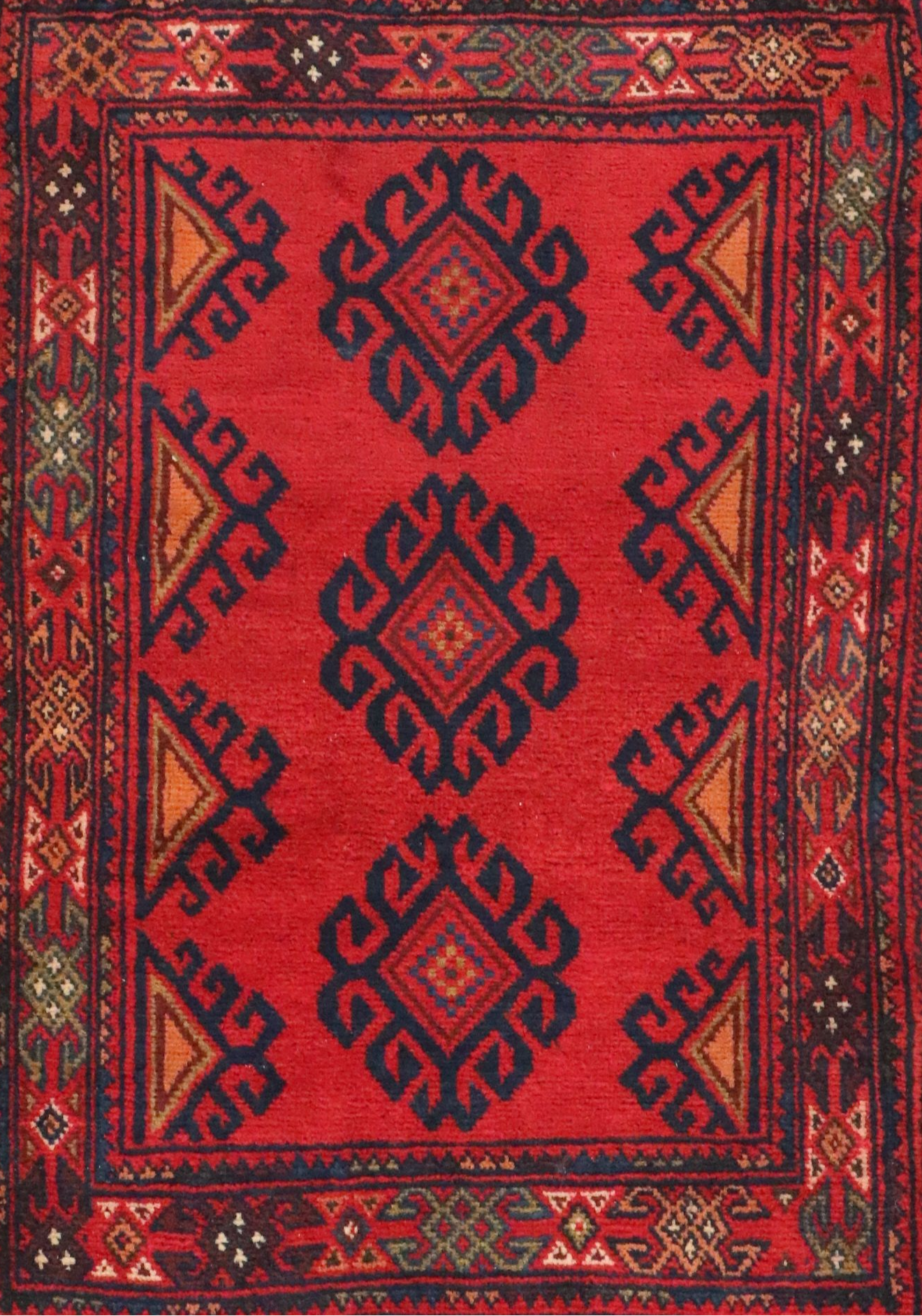 2'10 x 3'9 Hand-Knotted Persian Qashqai Storage Bag