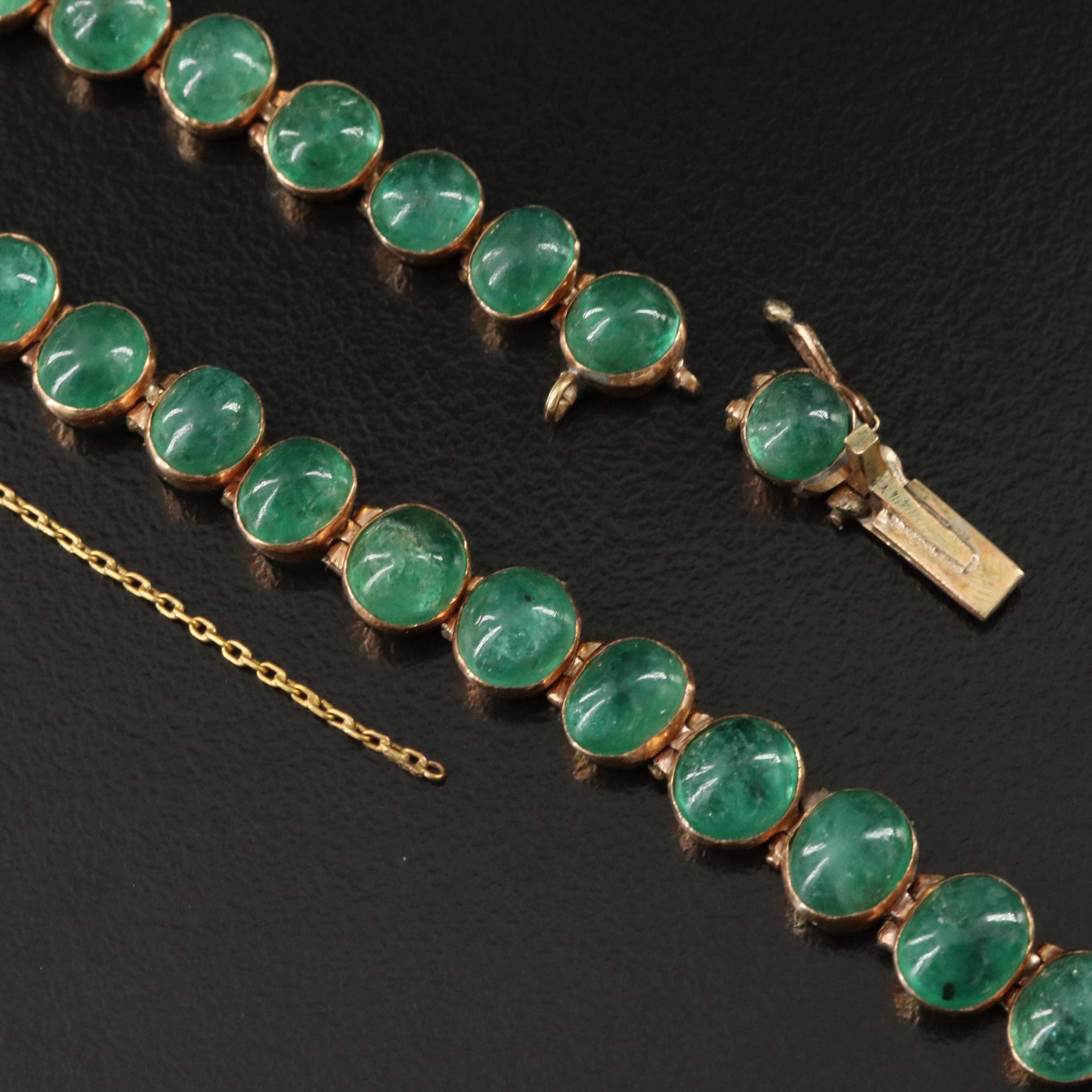 Repair Lot 14K Emerald Bracelet