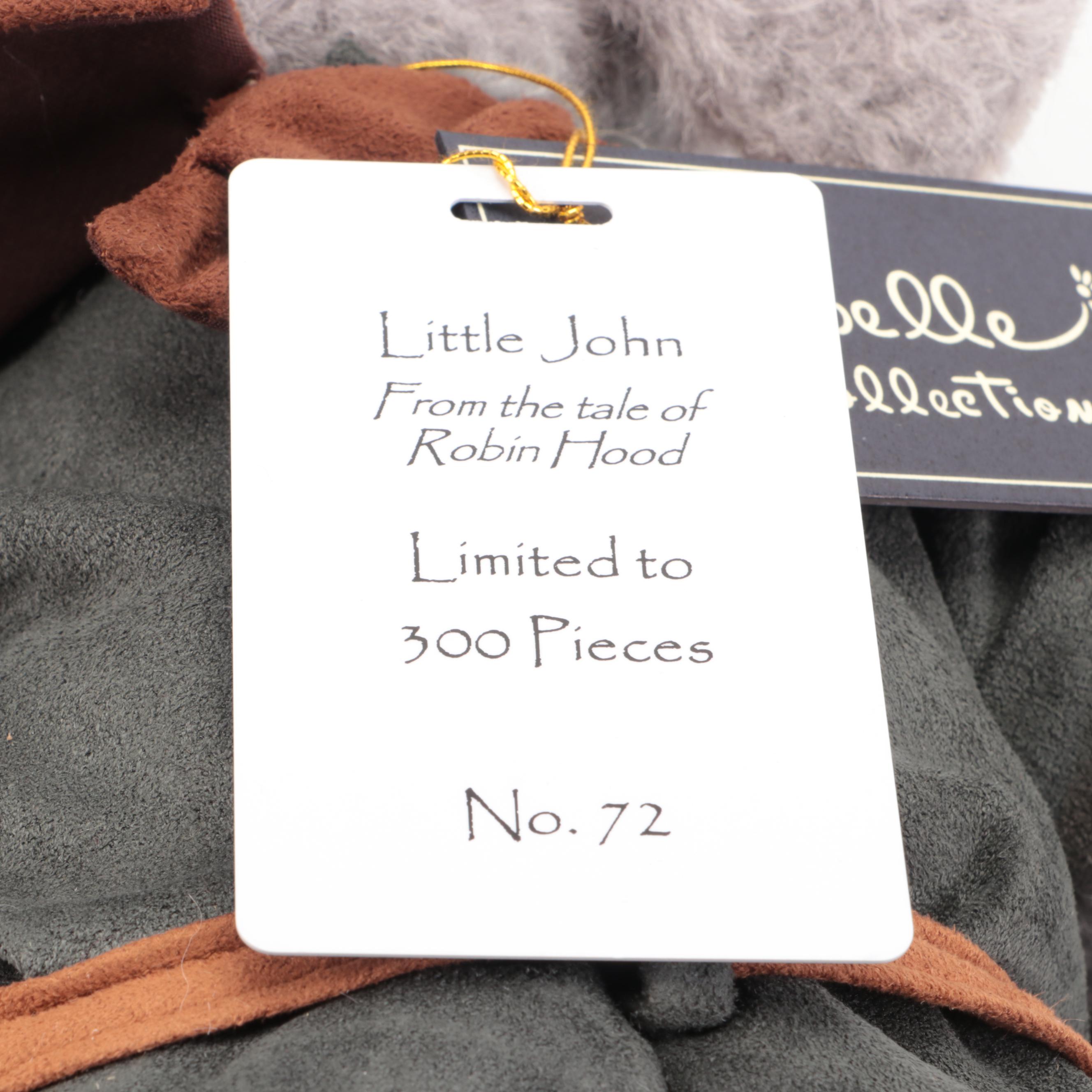 Charlie Bears Isabelle Collection Limited Edition "Robin Hood" Themed Plush Toys