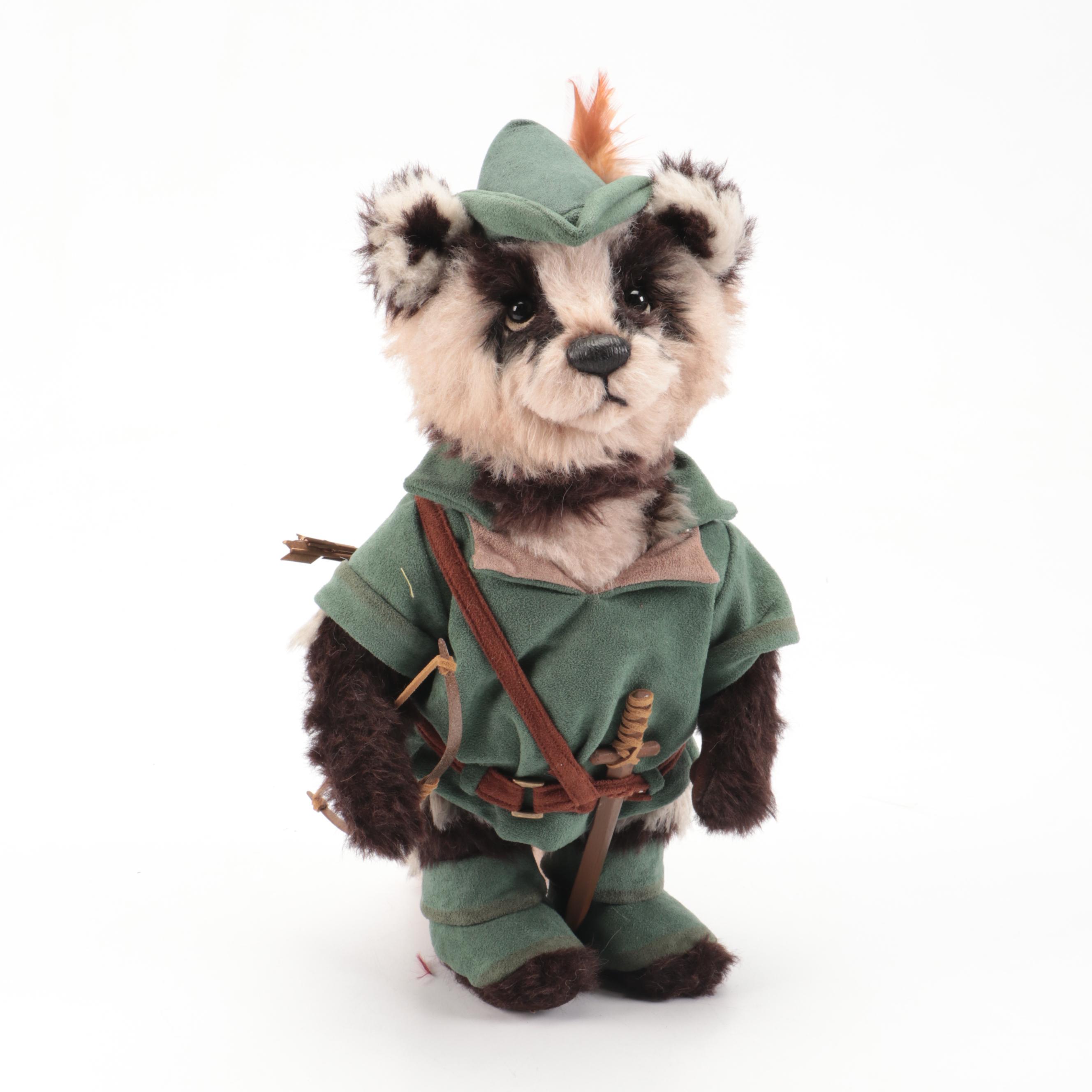 Charlie Bears Isabelle Collection Limited Edition "Robin Hood" Themed Plush Toys