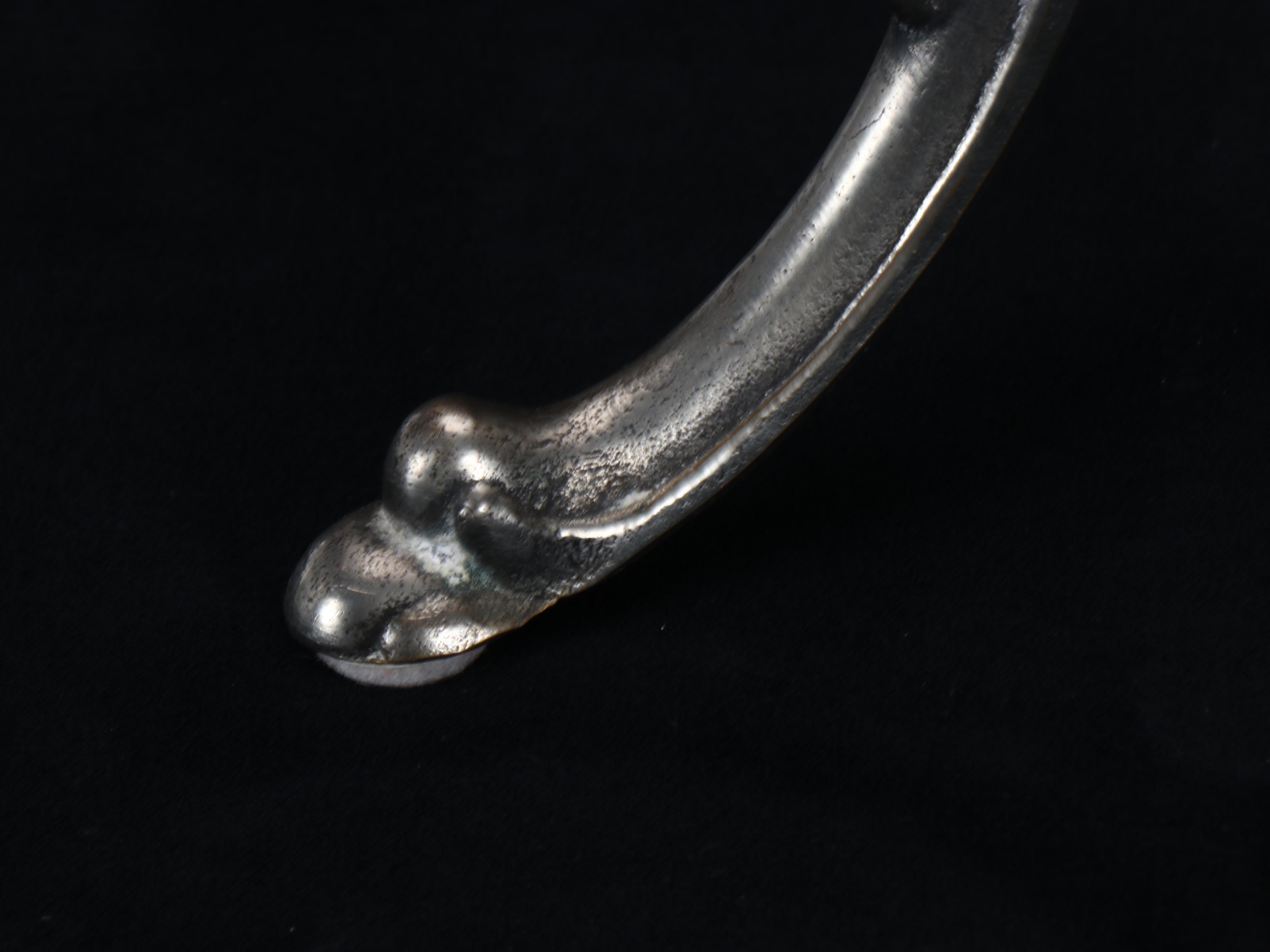 Cut Crystal and Silver Plate Footed Ice Bucket