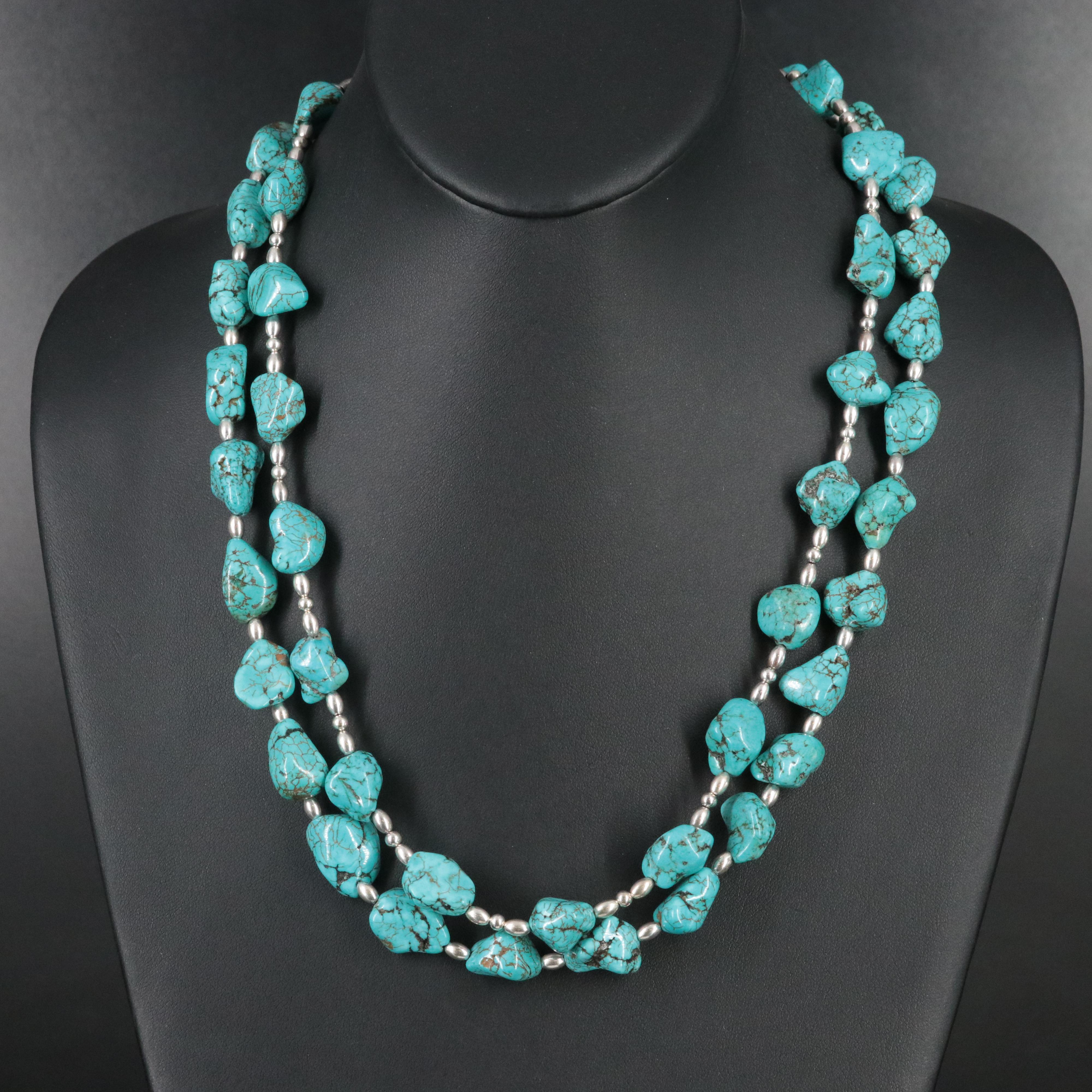 Magnesite Bead Necklace