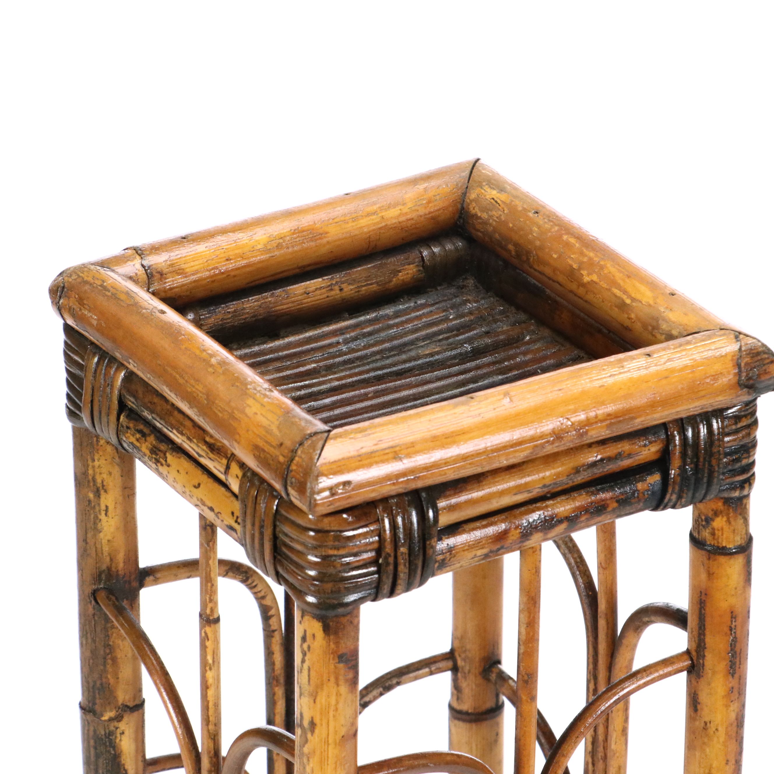 Bohemian Style Bamboo Plant Stand