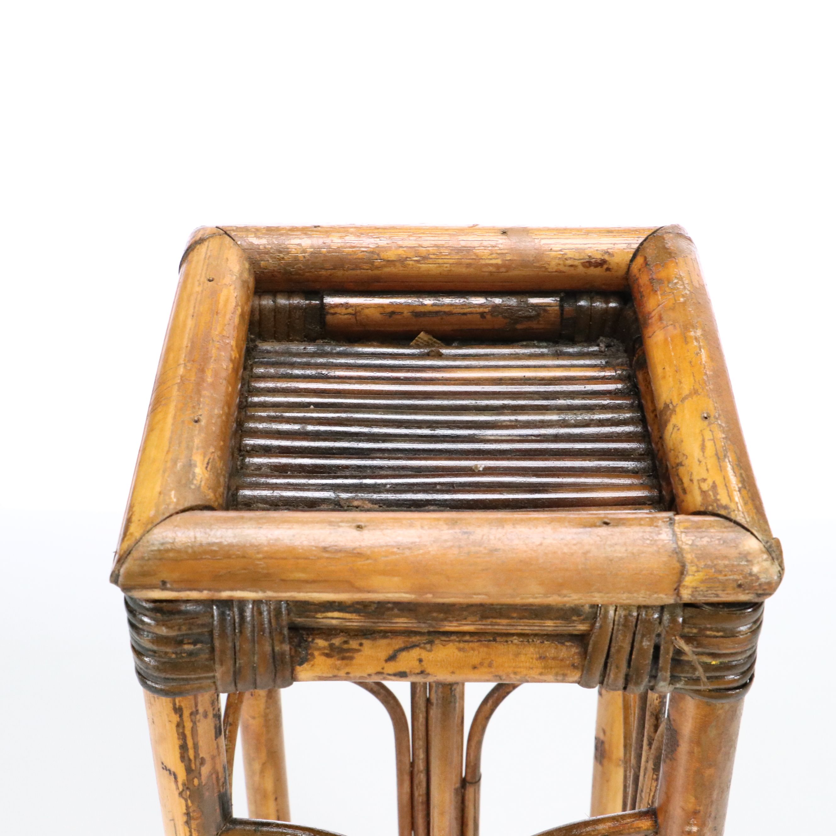 Bohemian Style Bamboo Plant Stand