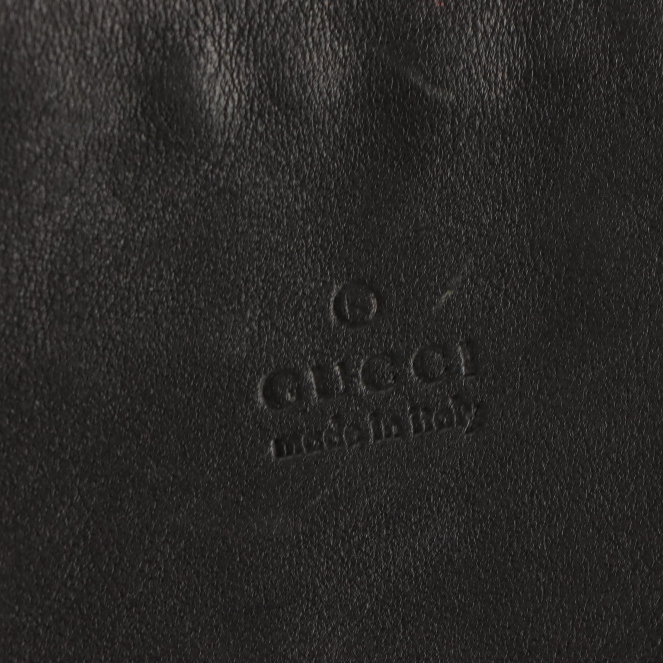 Gucci Half Moon Hobo Shoulder Bag in Black Calfskin Leather