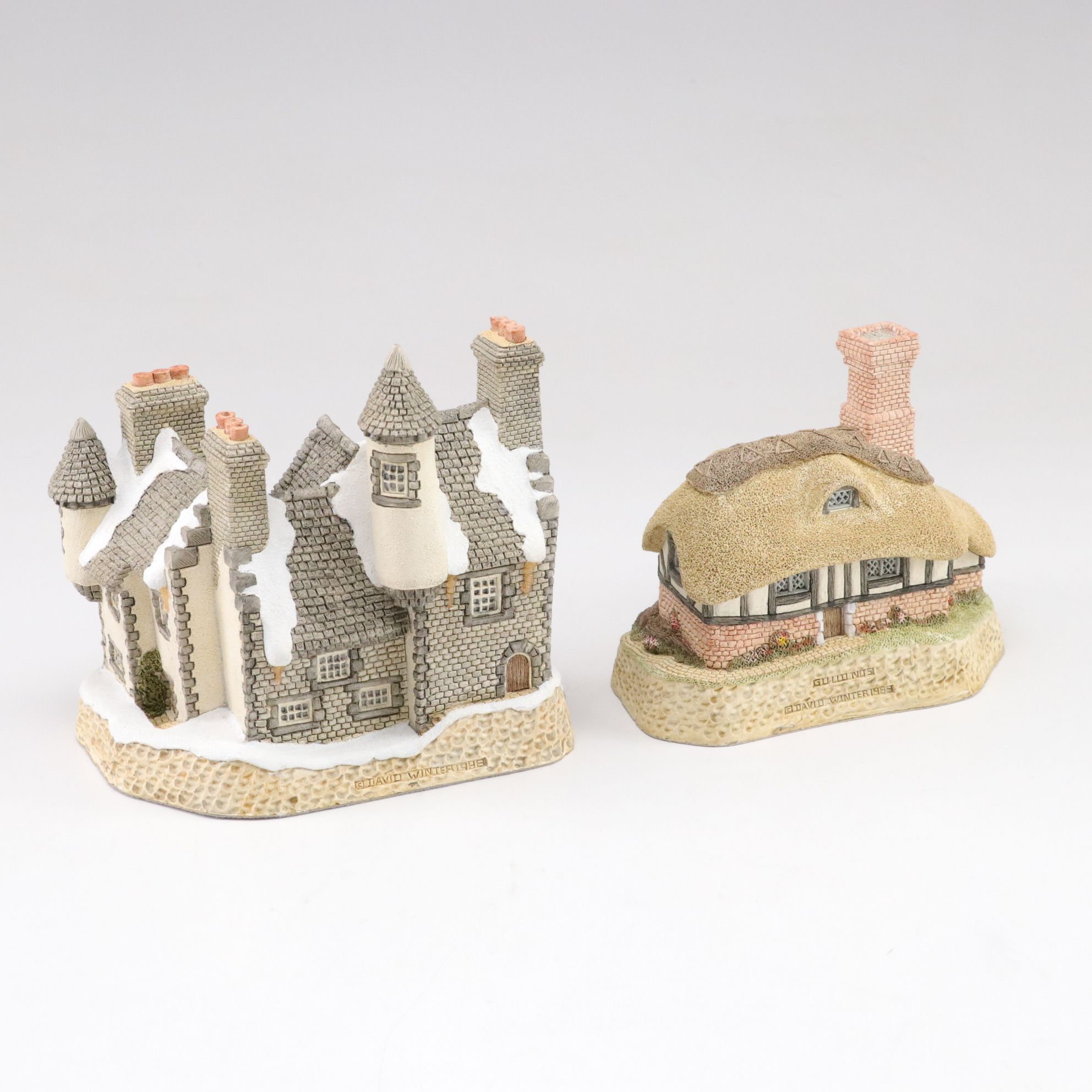 David Winter Cottages "Home Guard" and Other Miniatures