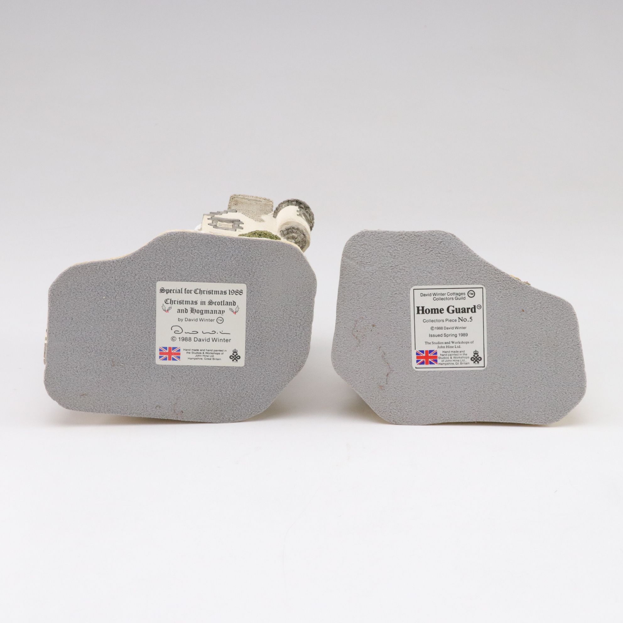 David Winter Cottages "Home Guard" and Other Miniatures