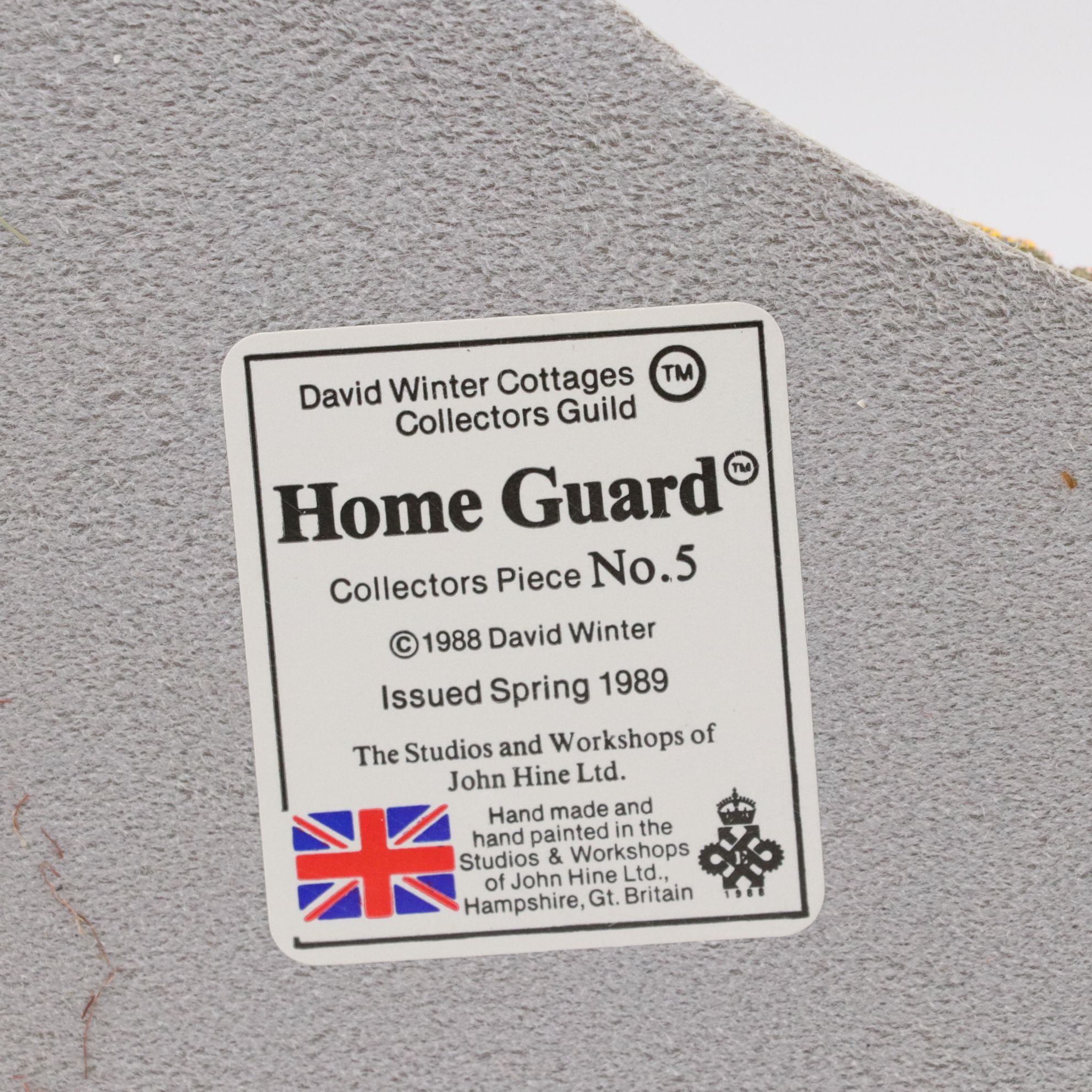 David Winter Cottages "Home Guard" and Other Miniatures