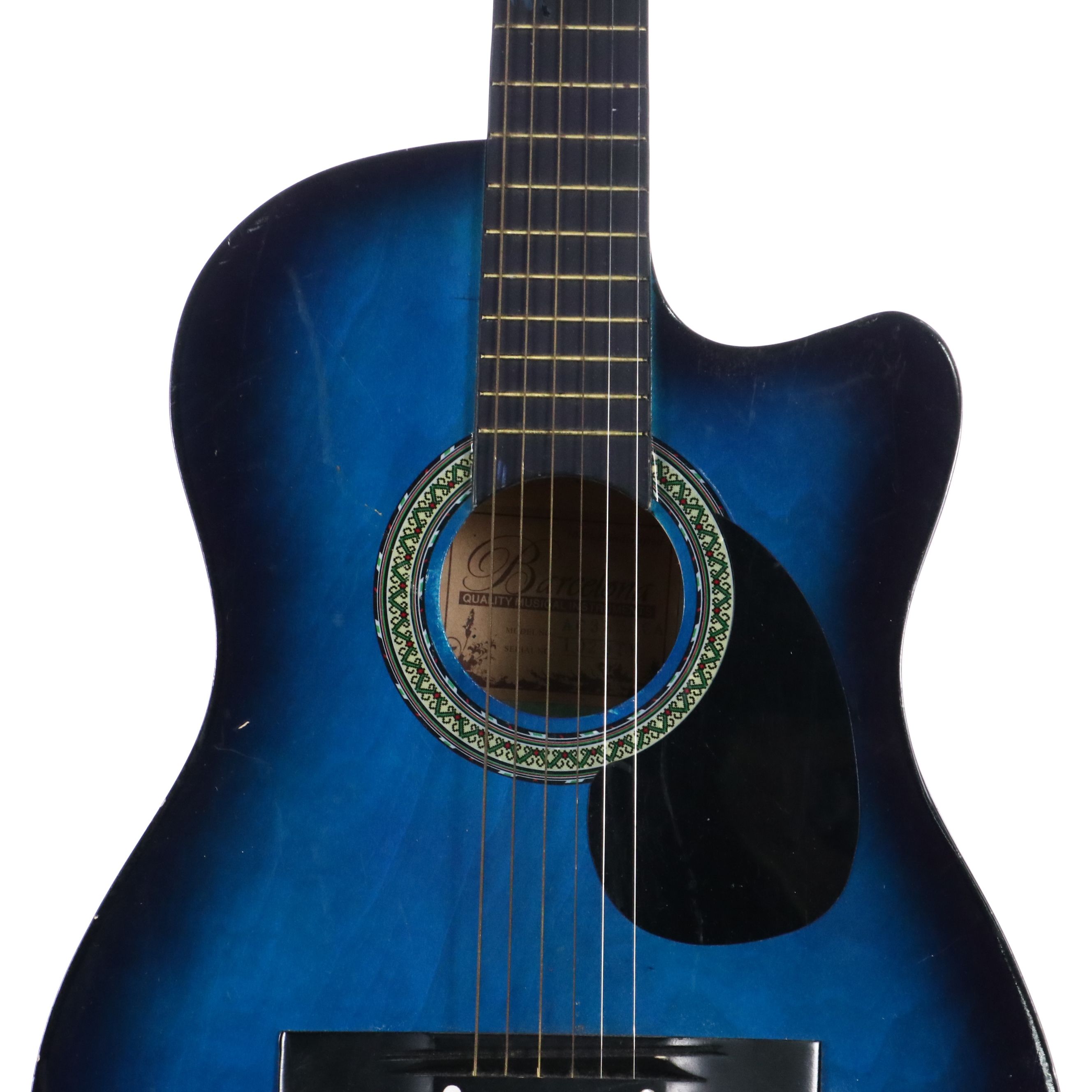 Barcelona Blue Acoustic Guitar