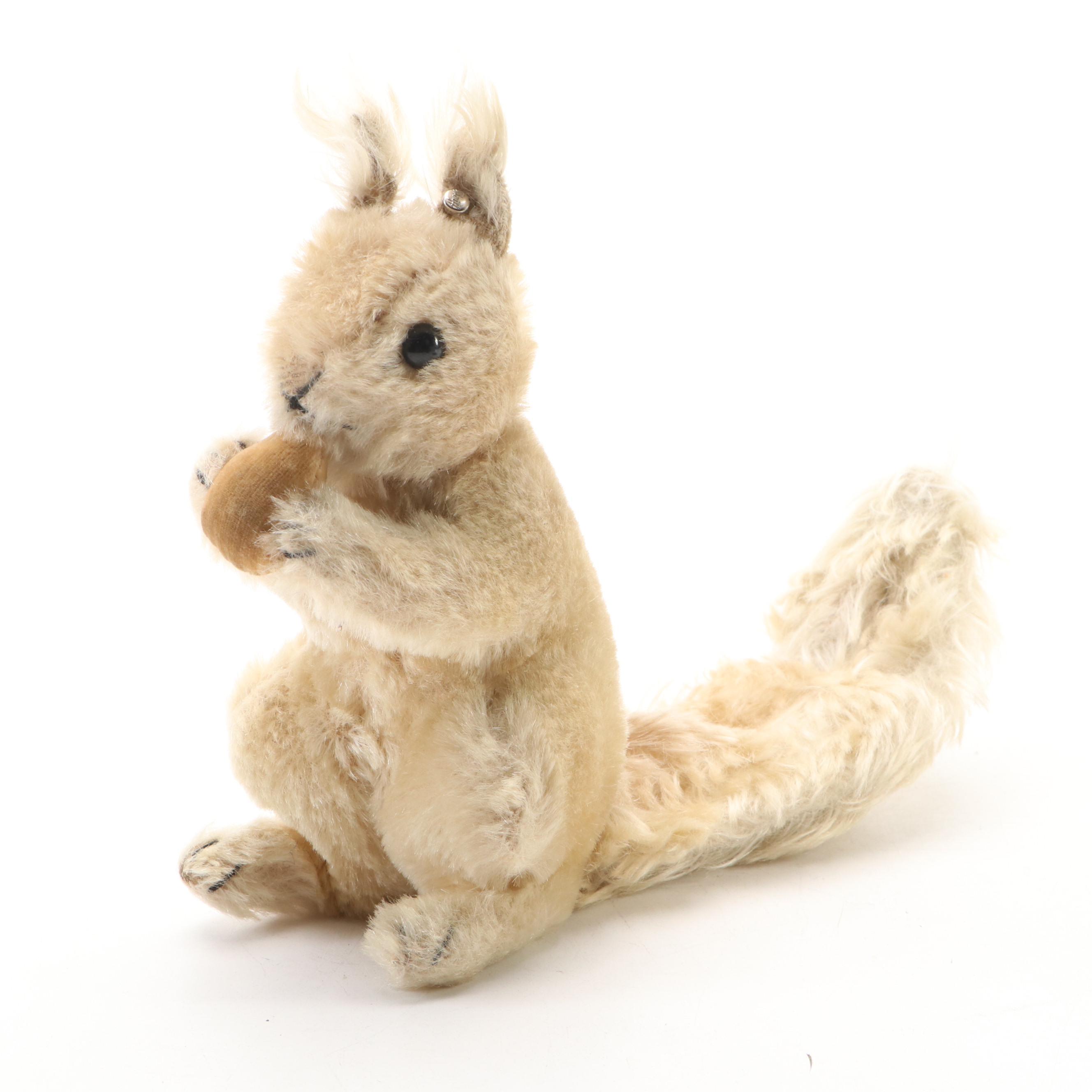 Steiff Mohair Squirrel with Velvet Nut