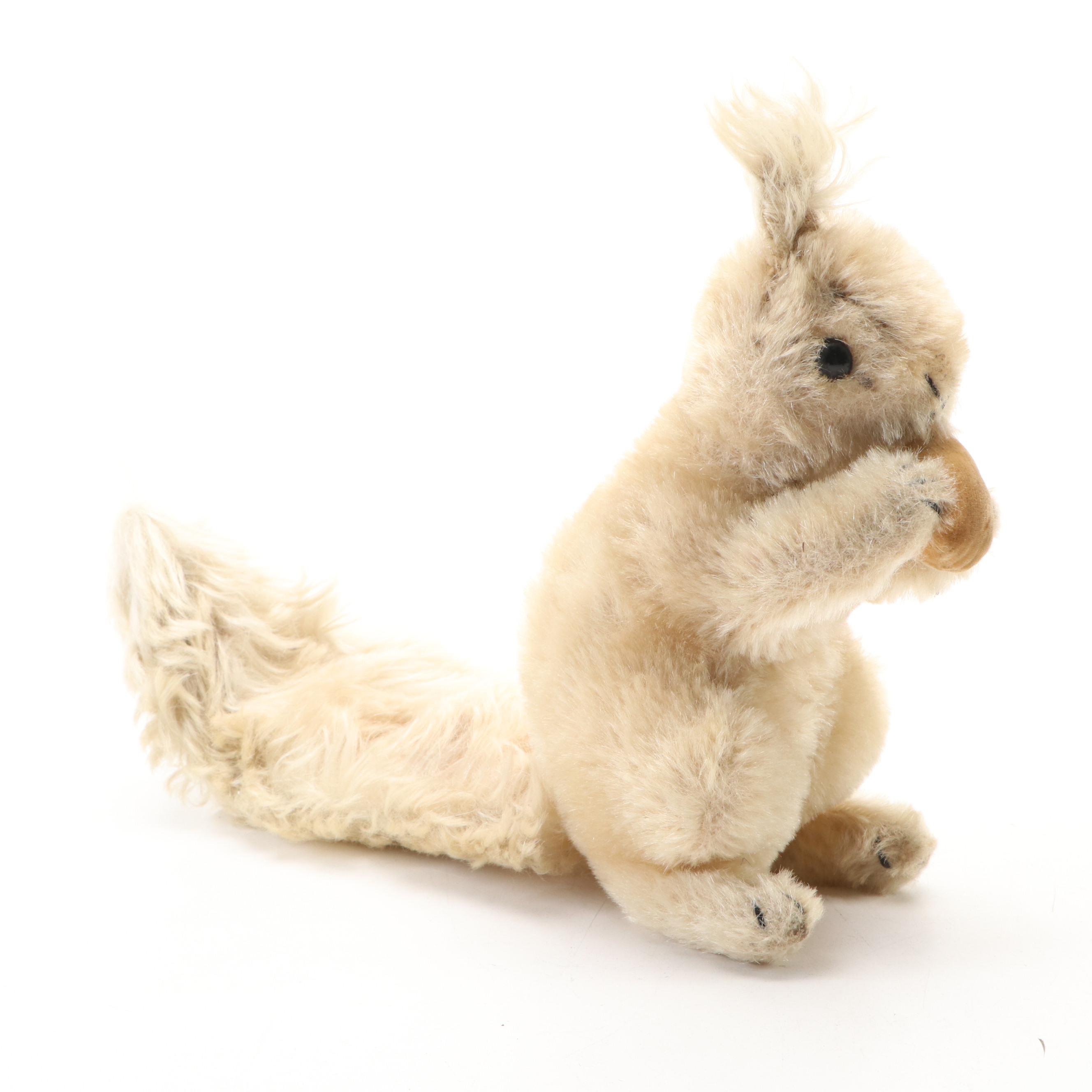 Steiff Mohair Squirrel with Velvet Nut
