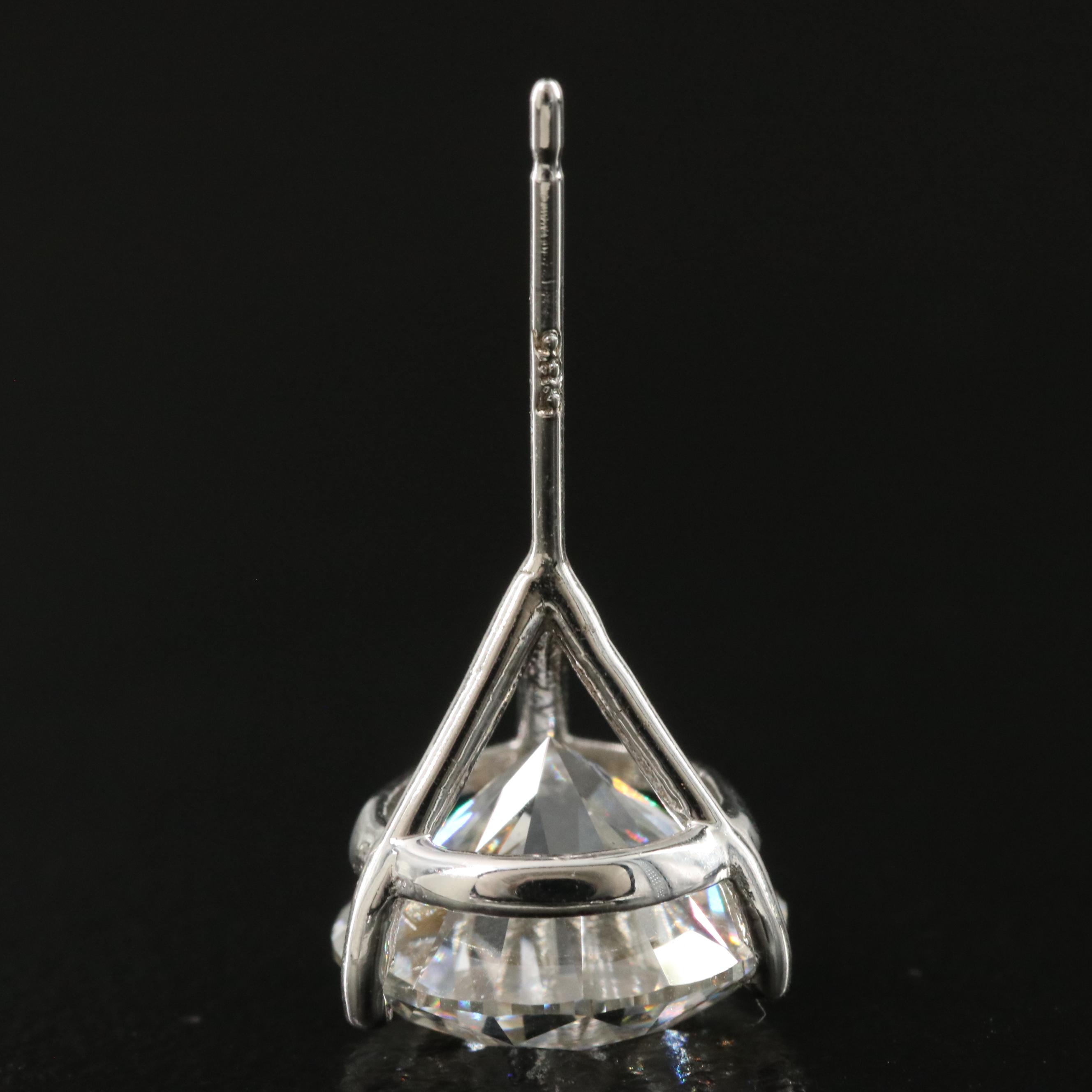 14K 8.10 CTW Lab Grown Diamond Martini Stud Earrings