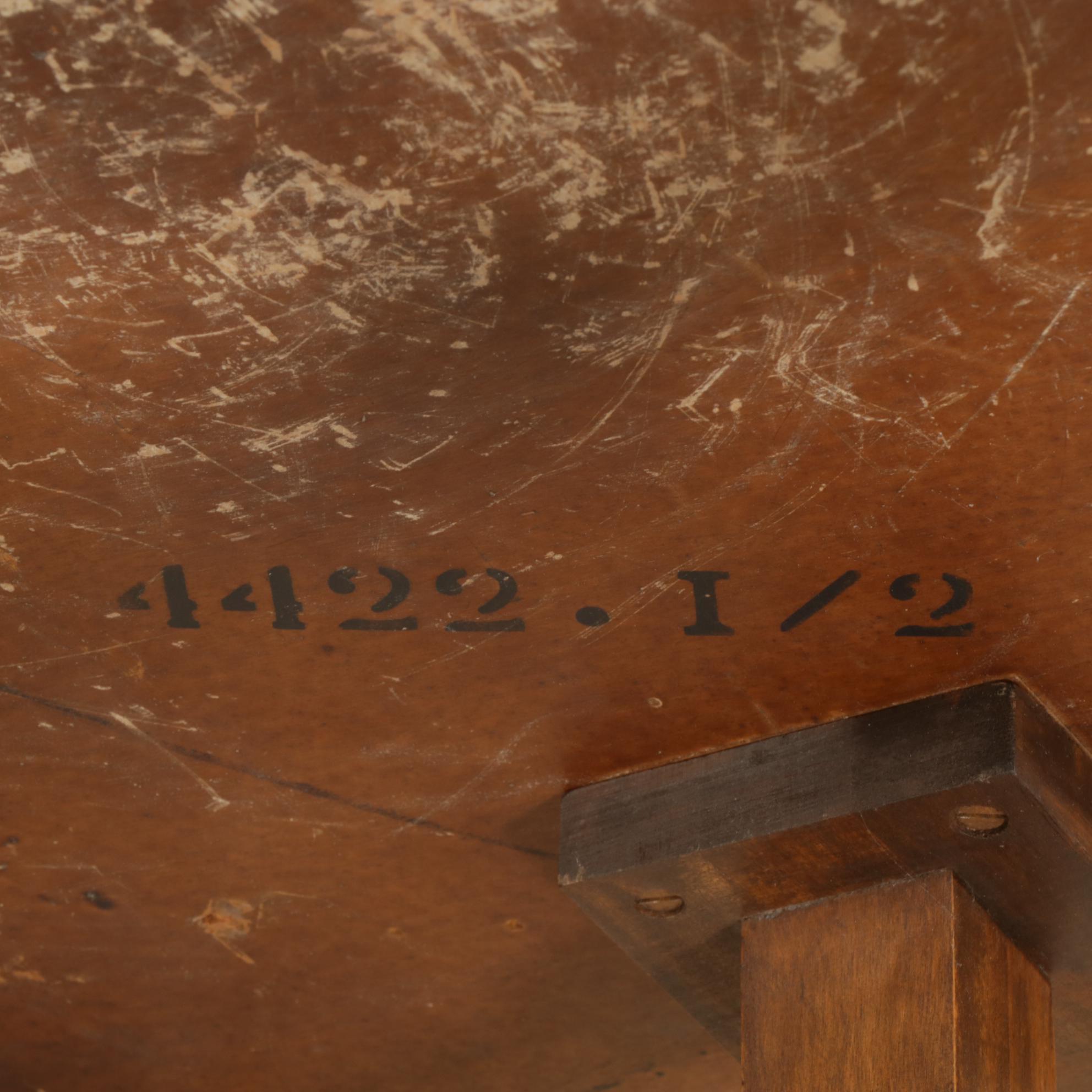 Walnut and Burl Wood Center Table, Early 20th Century