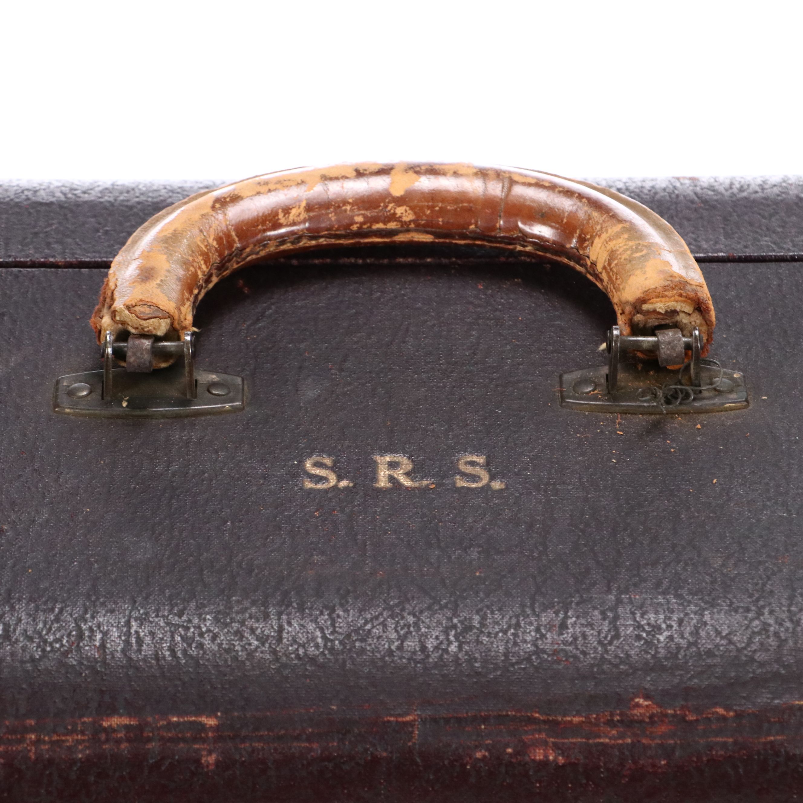 Leather Suitcase, Early to Mid-20th Century