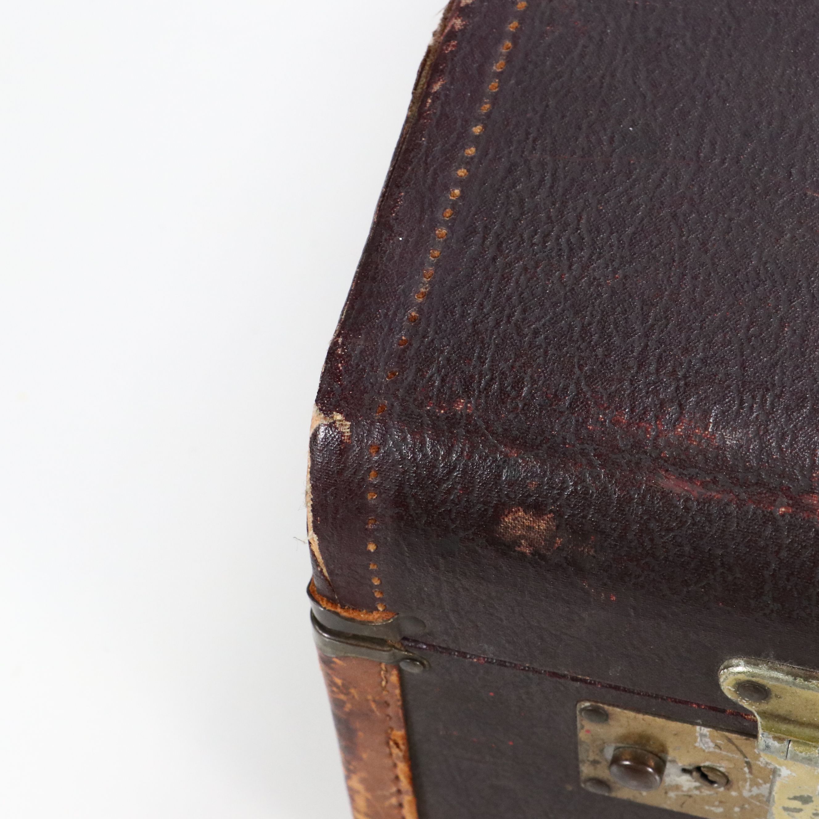 Leather Suitcase, Early to Mid-20th Century