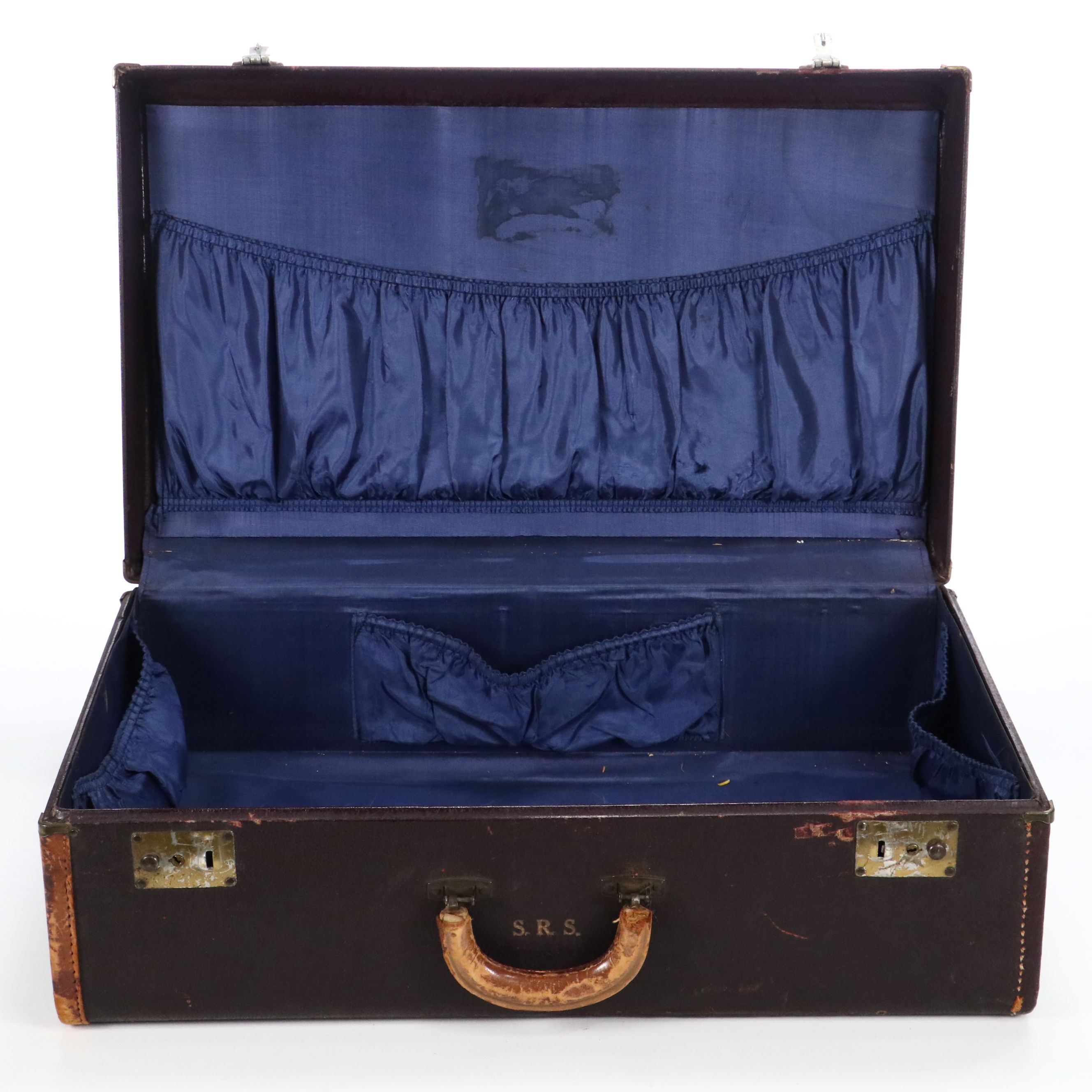 Leather Suitcase, Early to Mid-20th Century