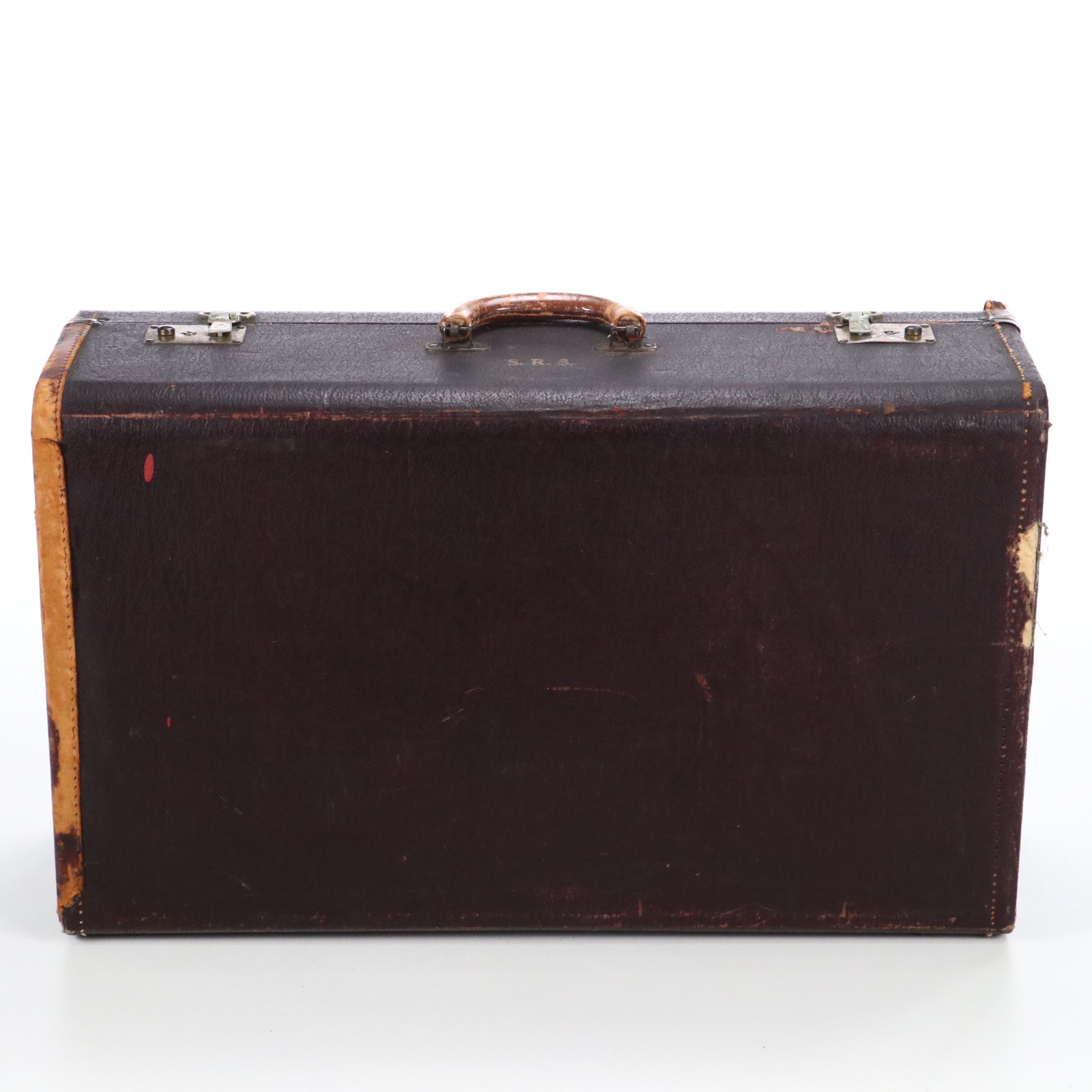 Leather Suitcase, Early to Mid-20th Century