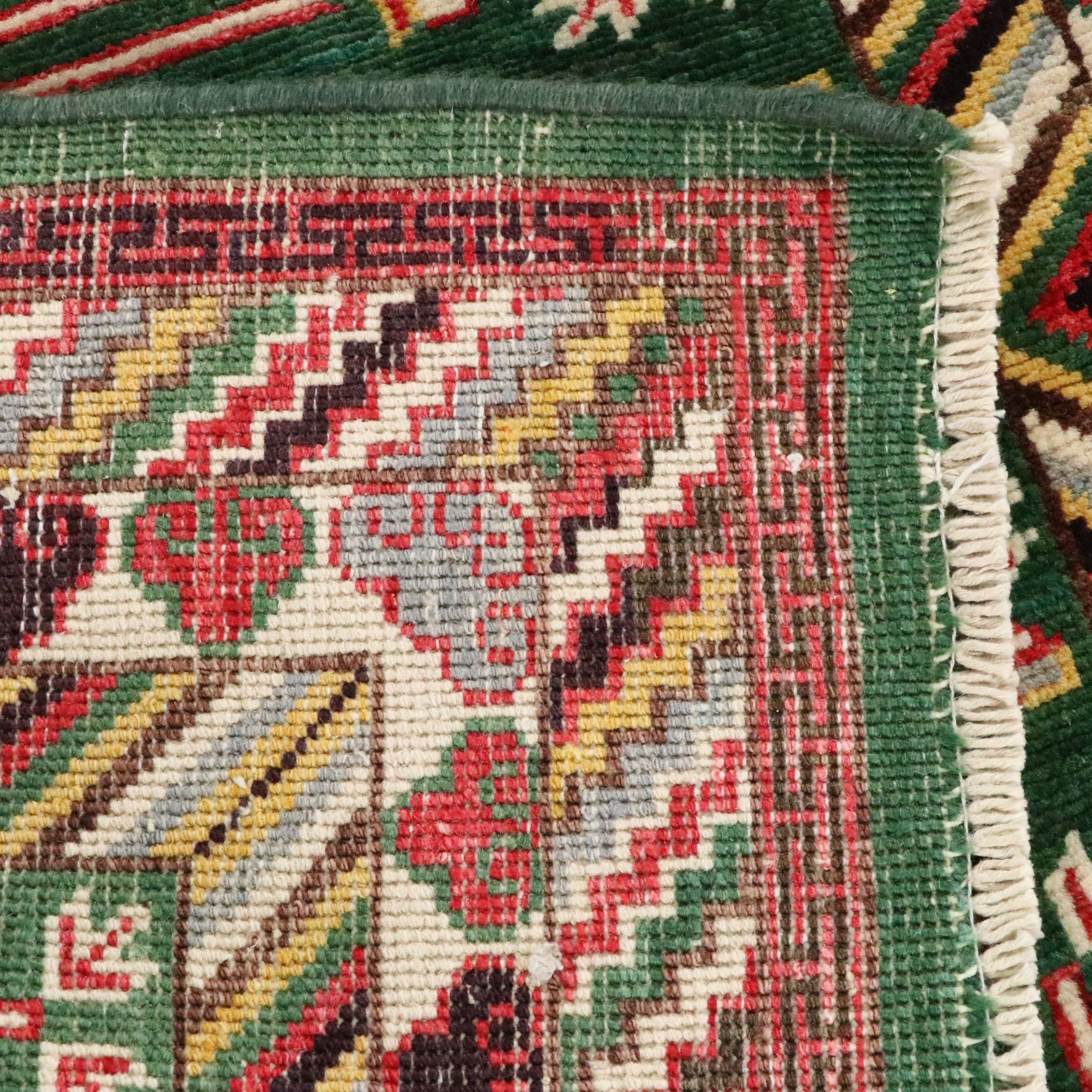 2'10 x 2'9 Hand-Knotted Caucasian Shirvan Accent Carpet