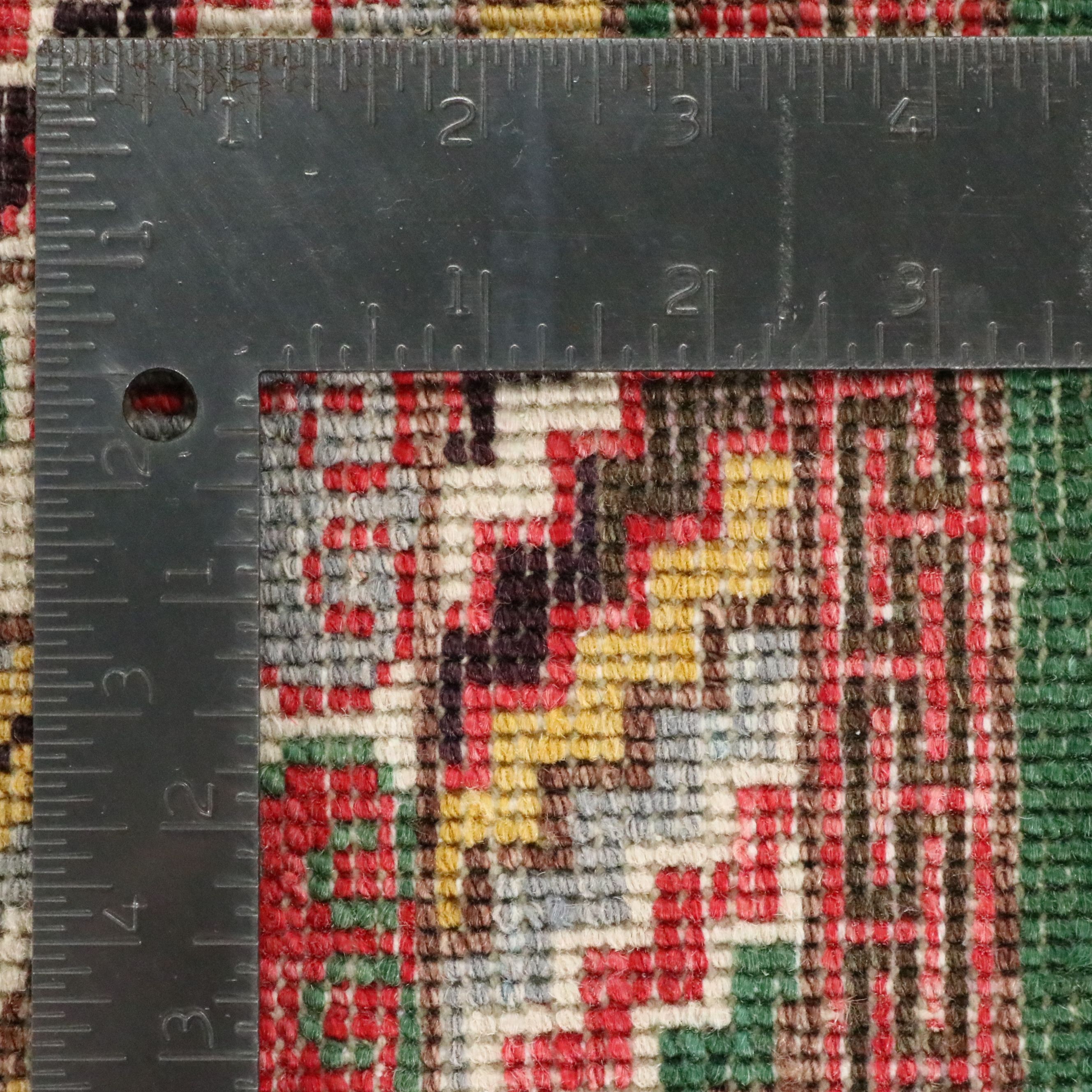 2'10 x 2'9 Hand-Knotted Caucasian Shirvan Accent Carpet