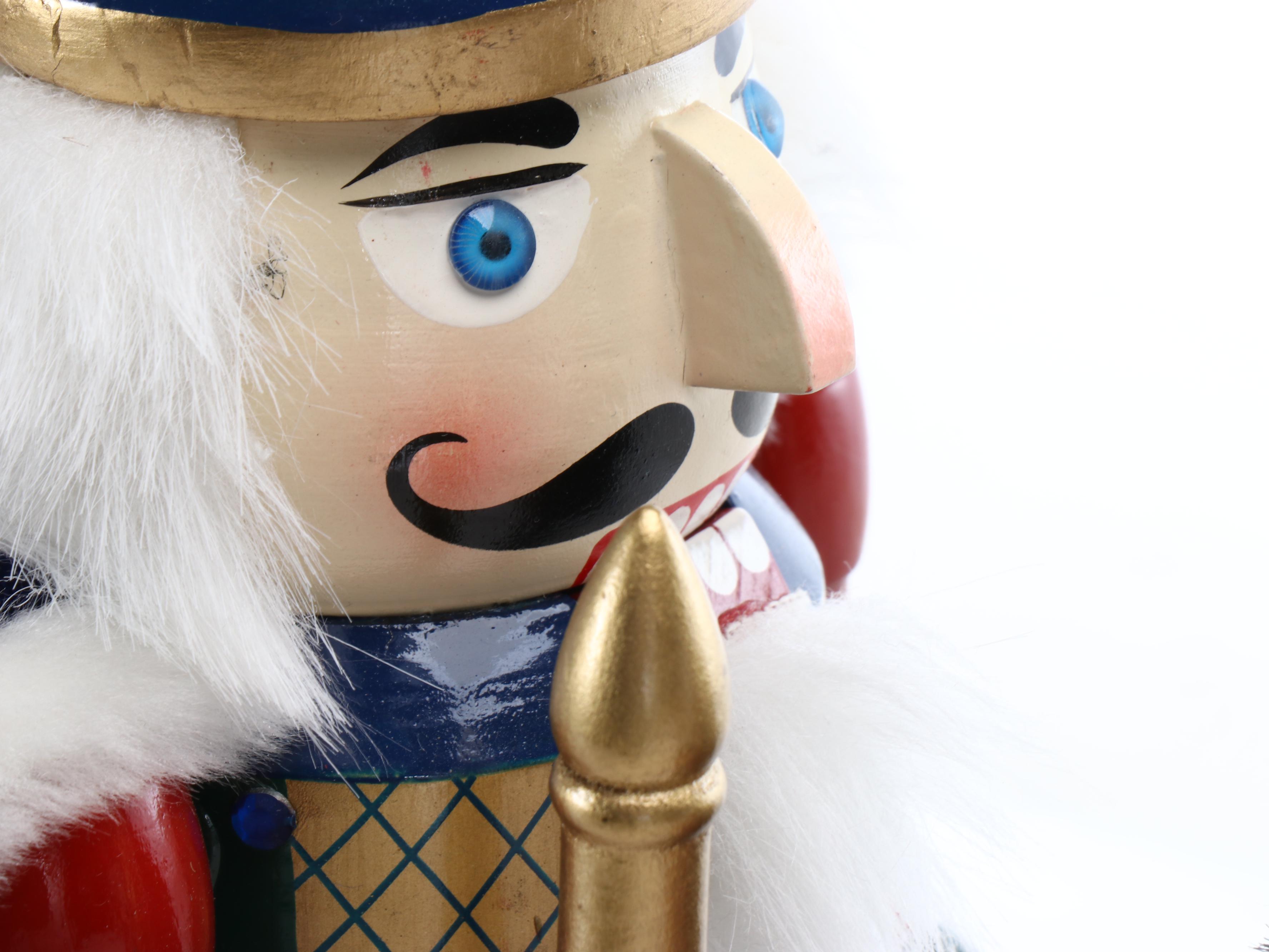 Kirkland Wooden Rocking Horse Nutcrackers