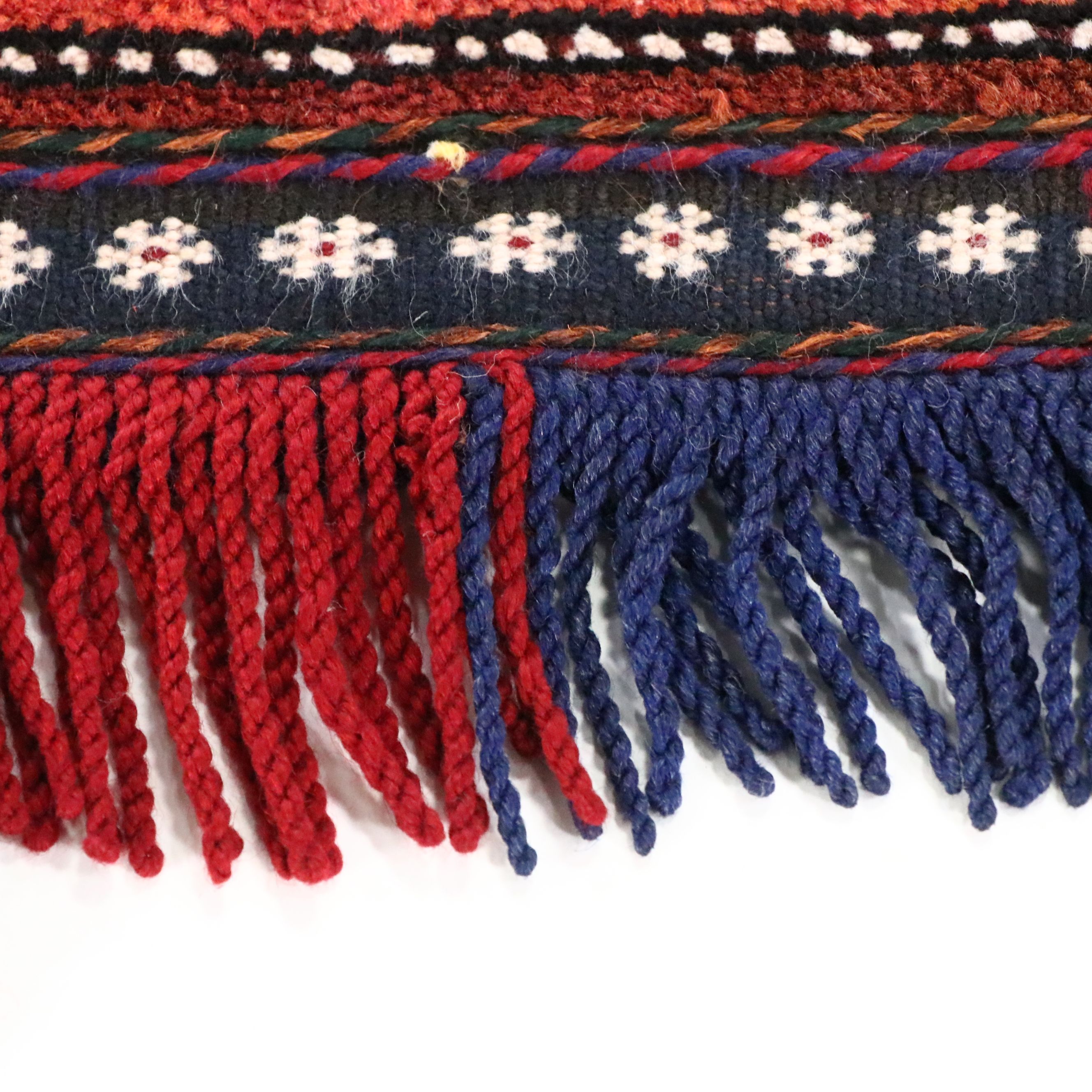 2'6 x 3'11 Hand-Knotted Afghan Baluch Balisht Bag Cushion Cover