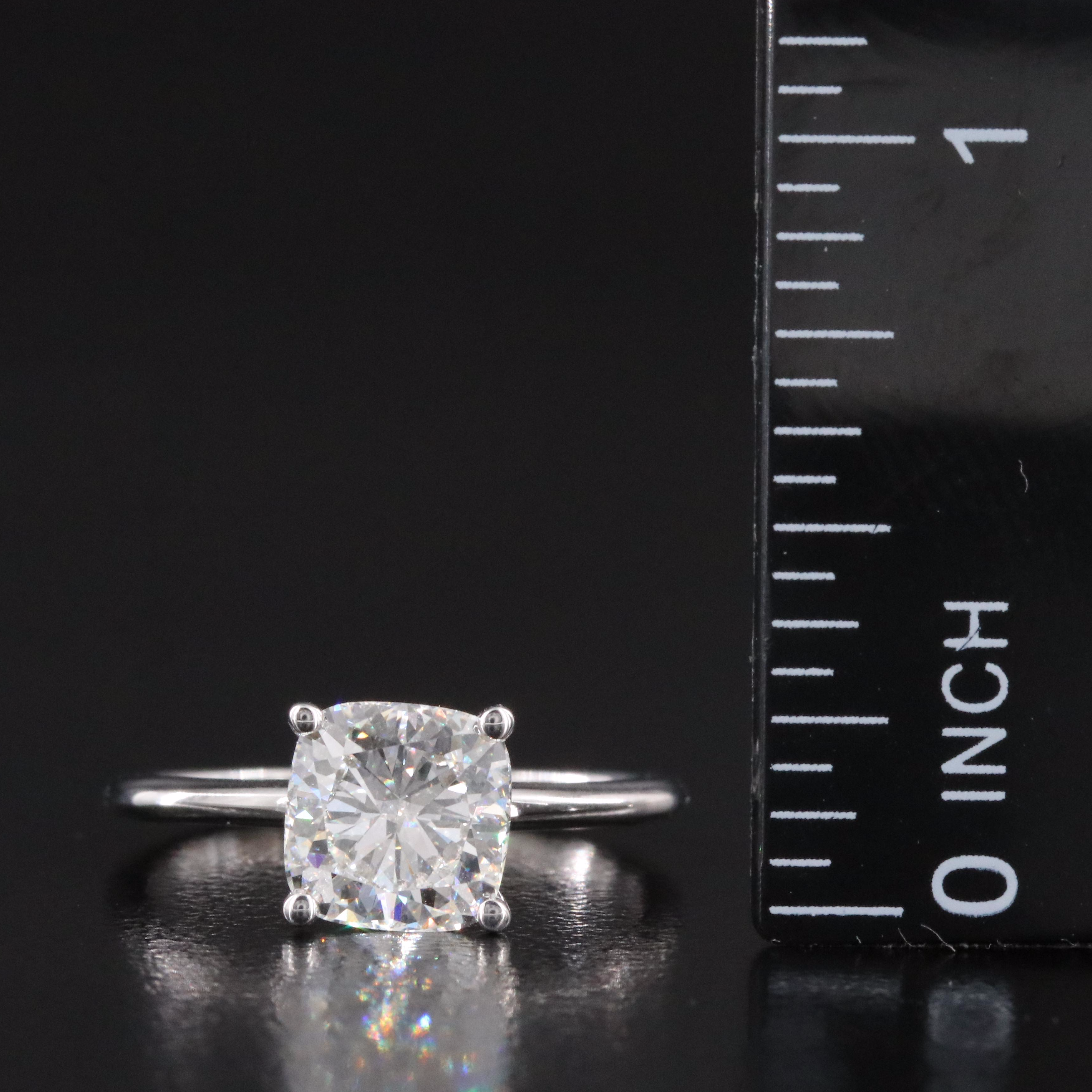 14K 2.07 CT Lab Grown Diamond Ring with Online IGI Report