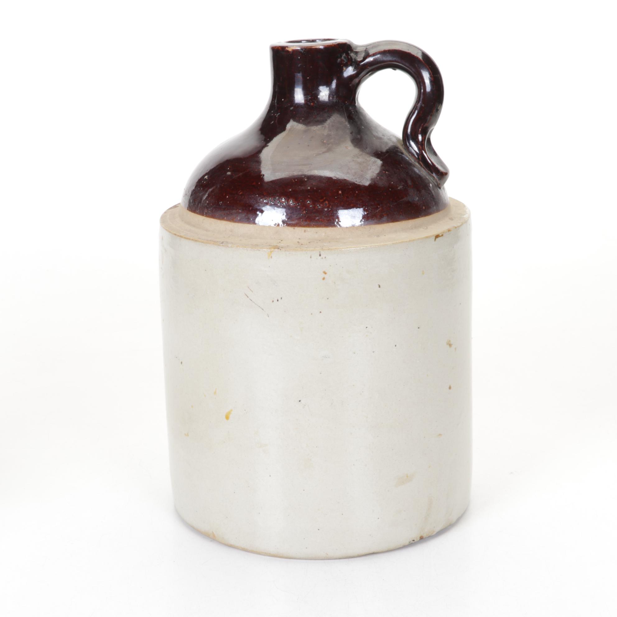 Salt Glazed Stoneware Jugs & Crock