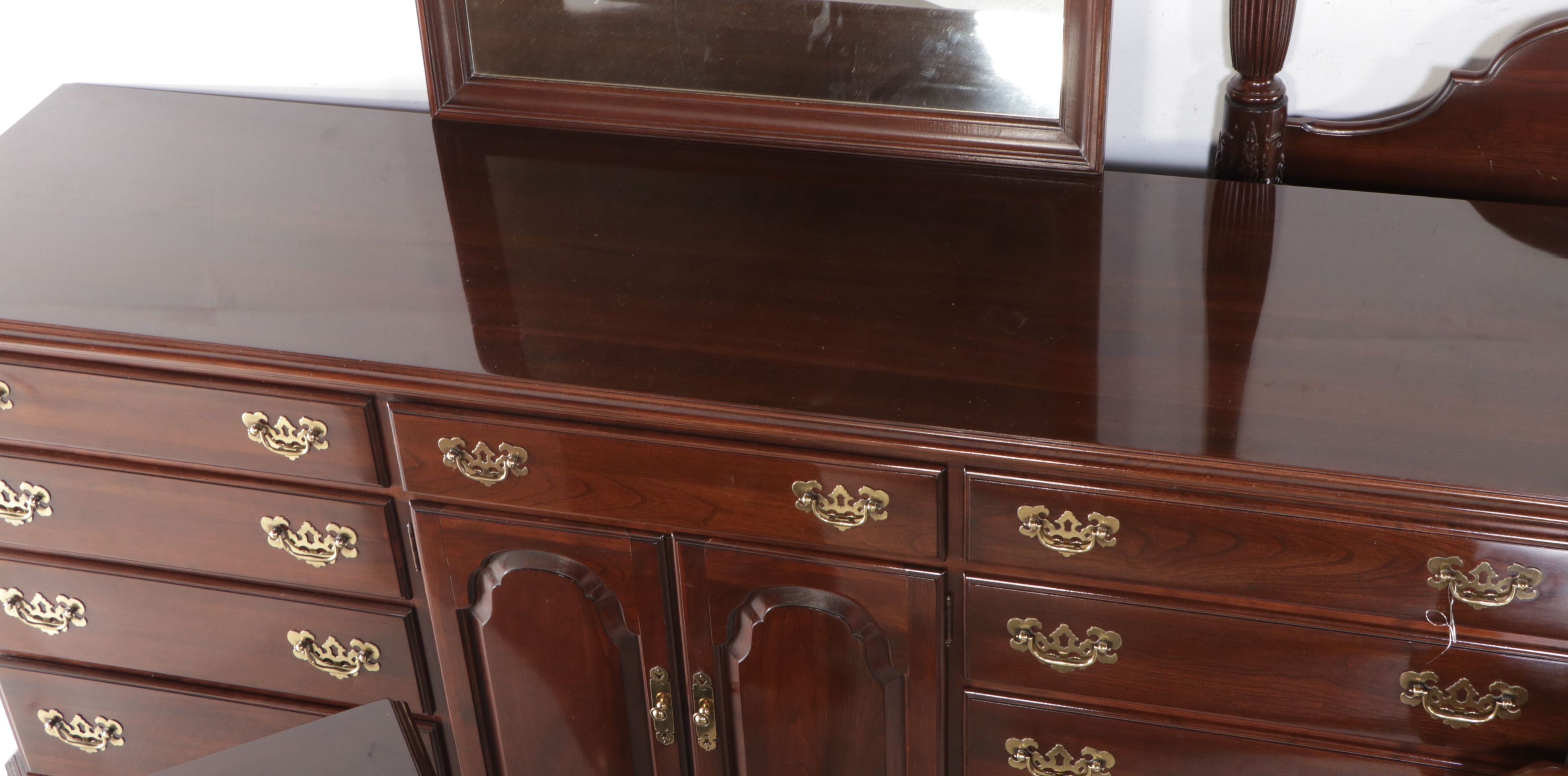 Queen Anne Style Cherry Bedroom Suite Including Ethan Allen, Pennsylvania House