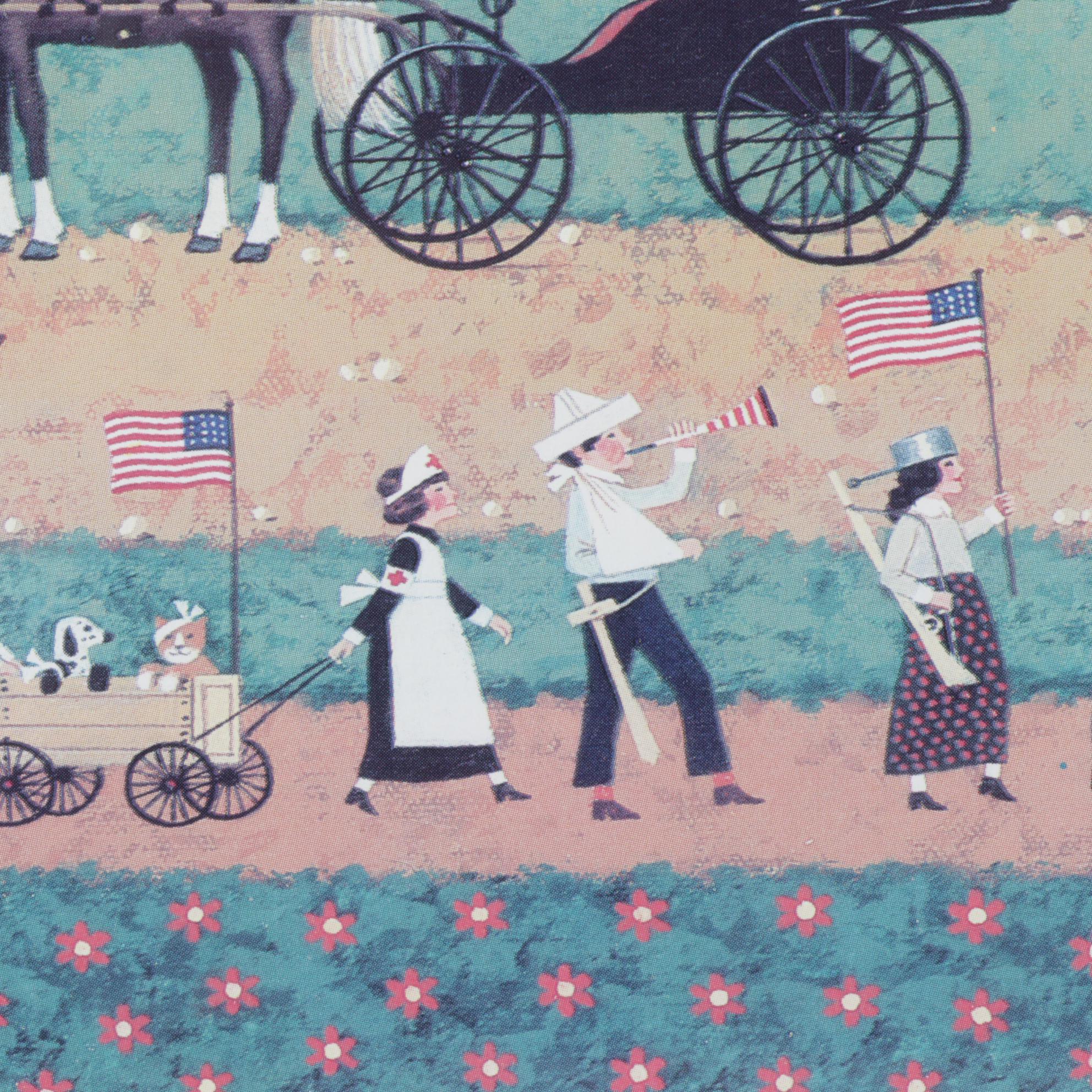 Offset Lithograph after Charles Wysocki "Young Patriots"