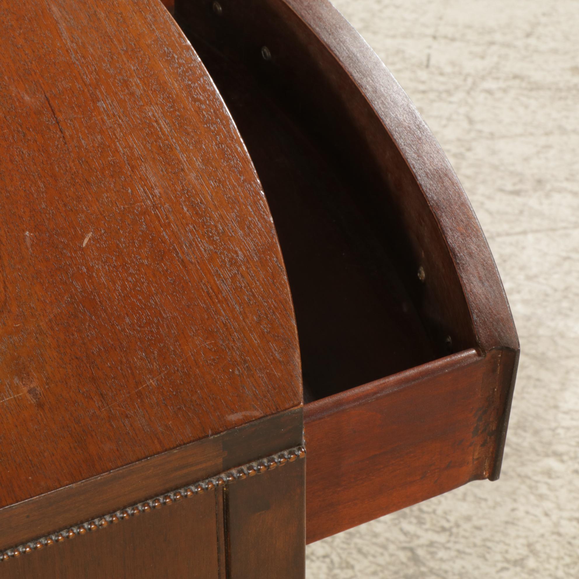 Edwardian Mahogany Bow-Front Small Scale Chest of Drawers