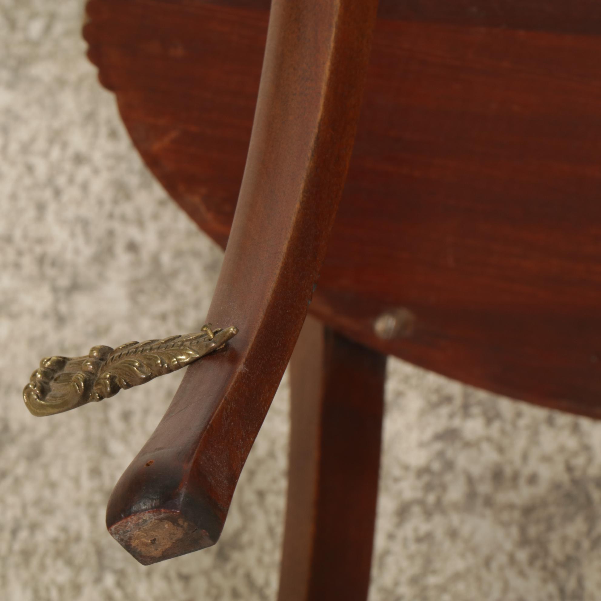 Louis XV Style Mahogany Two-Tier Center Table, Early to Mid-20th Century