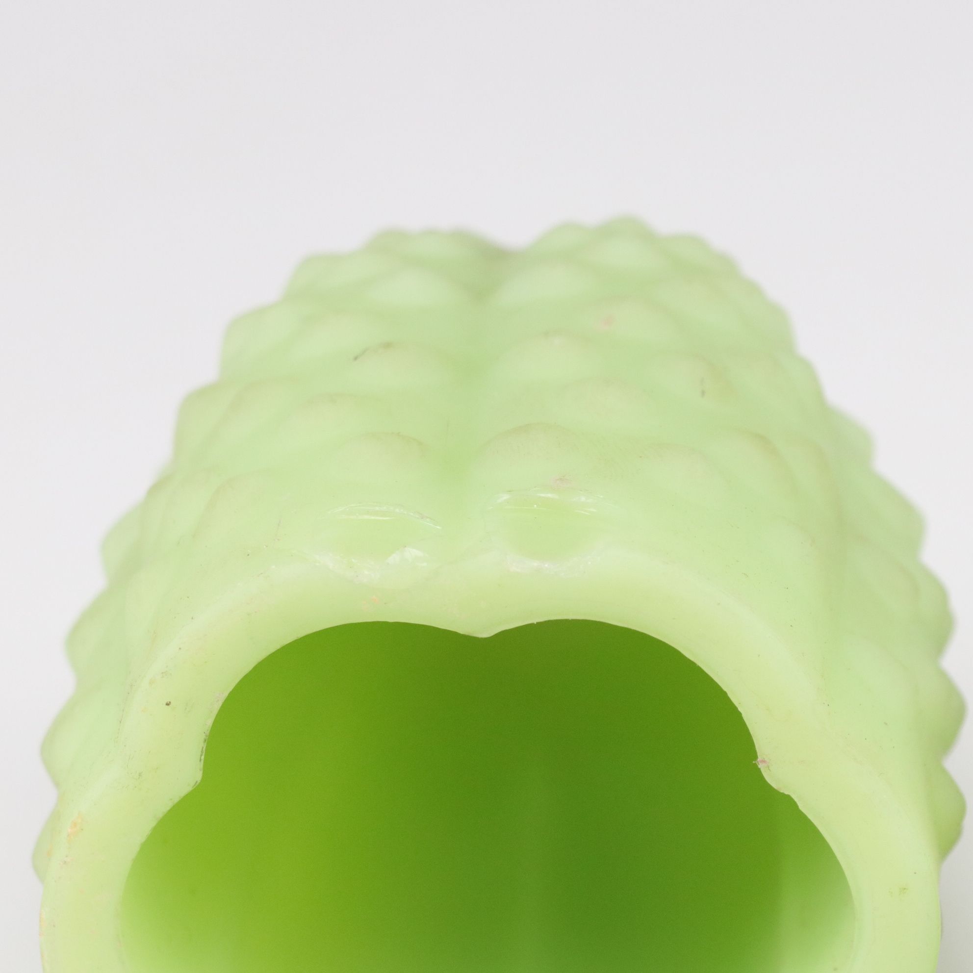 Fenton Uranium Glass "Hobnail" Fairy Lamp, Degenhart Chicken Salt Cellars & More