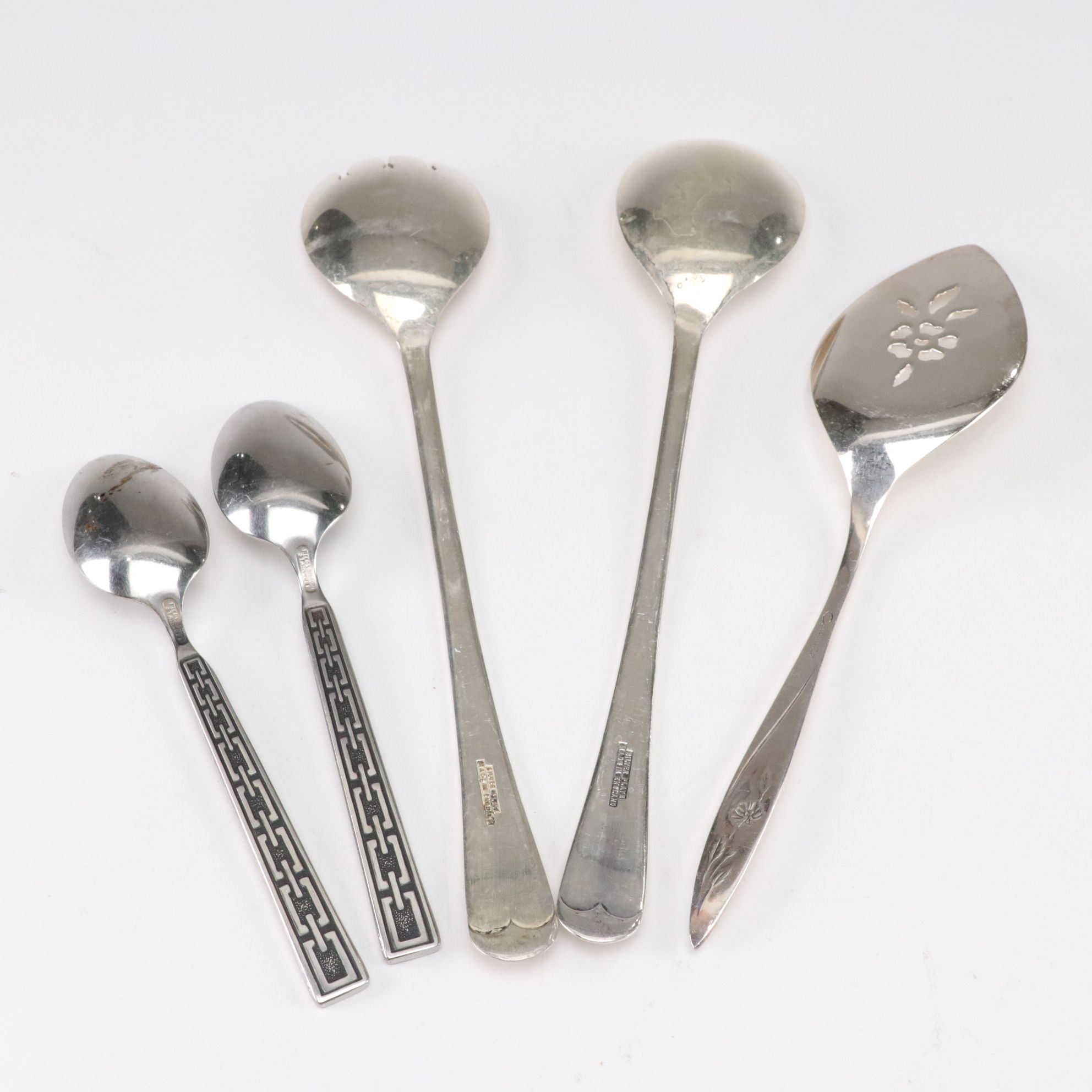 Silver Plate & Stainless Steel Flatware Set