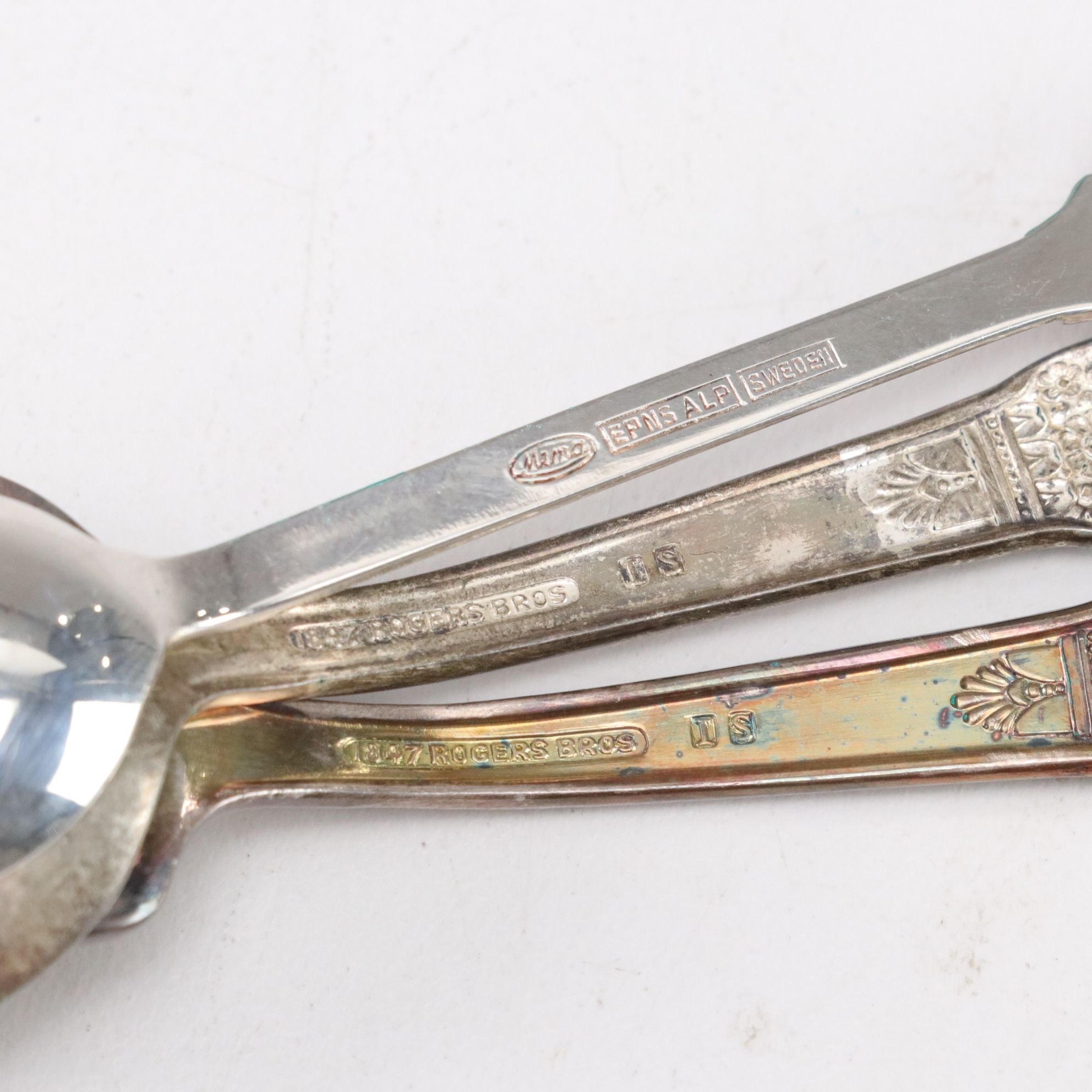 Silver Plate & Stainless Steel Flatware Set