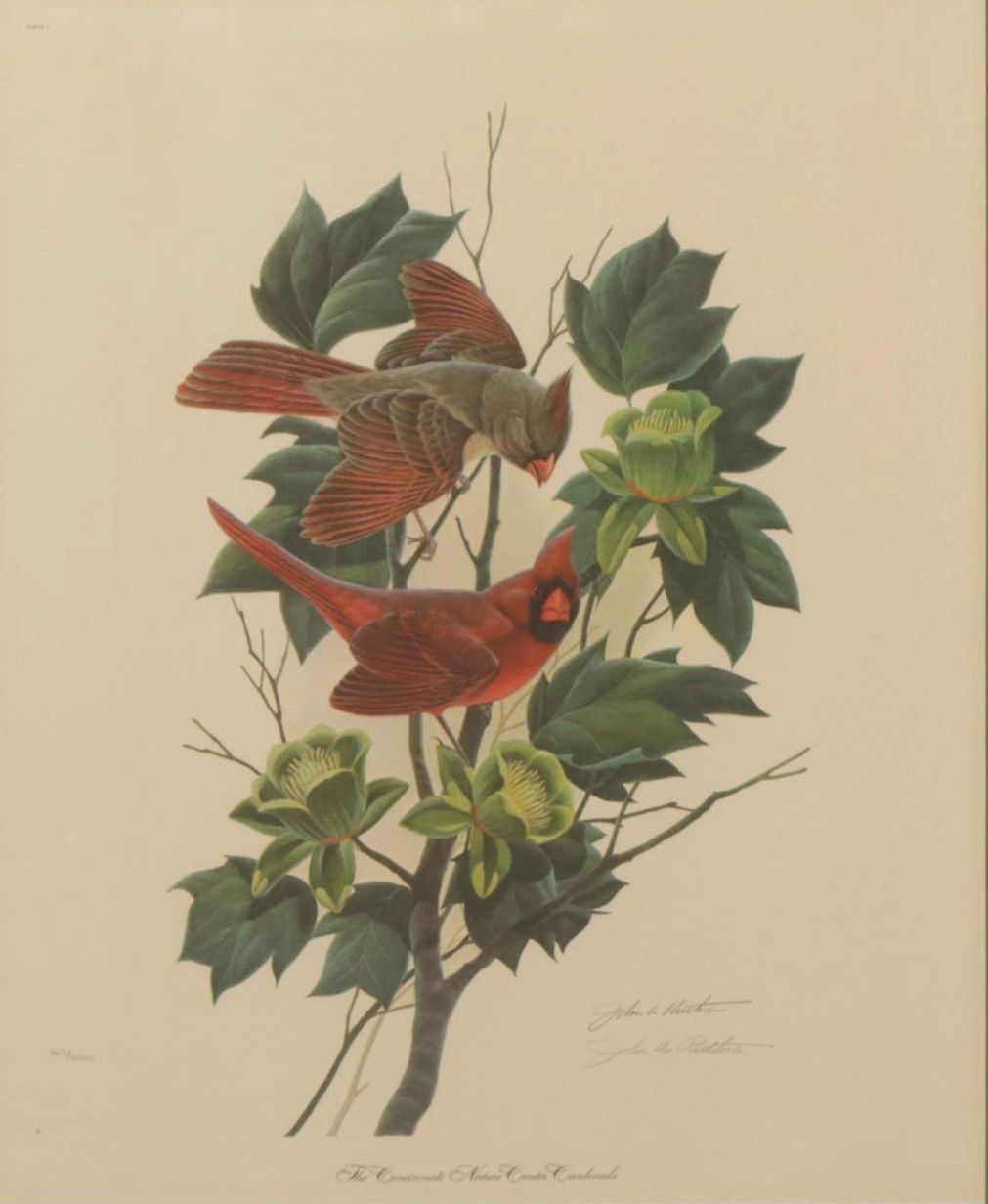 John Ruthven "The Cincinnati Nature Center Cardinals" Offset Lithograph, 1970