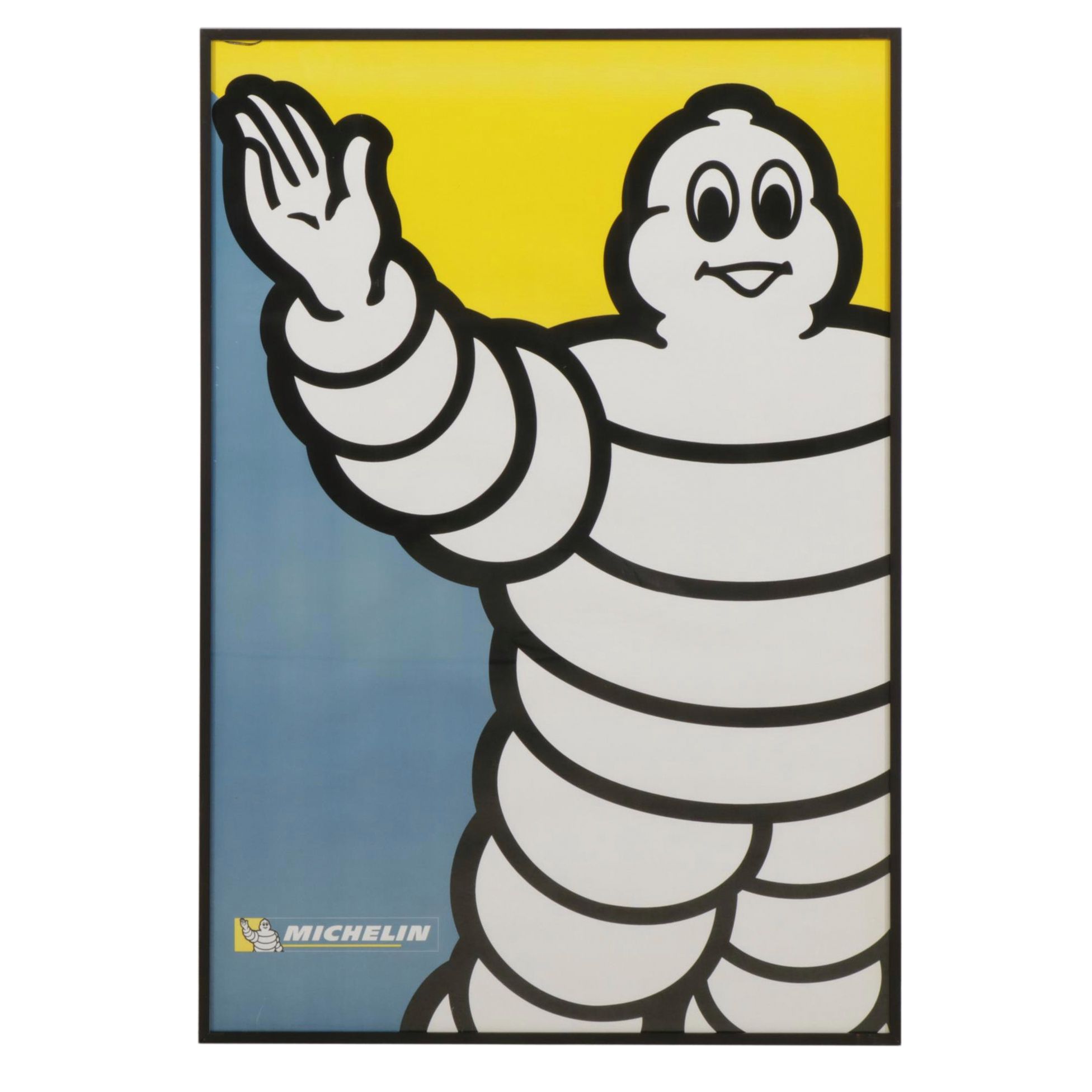 Michelin Man Offset Lithograph Advertising Poster Circa