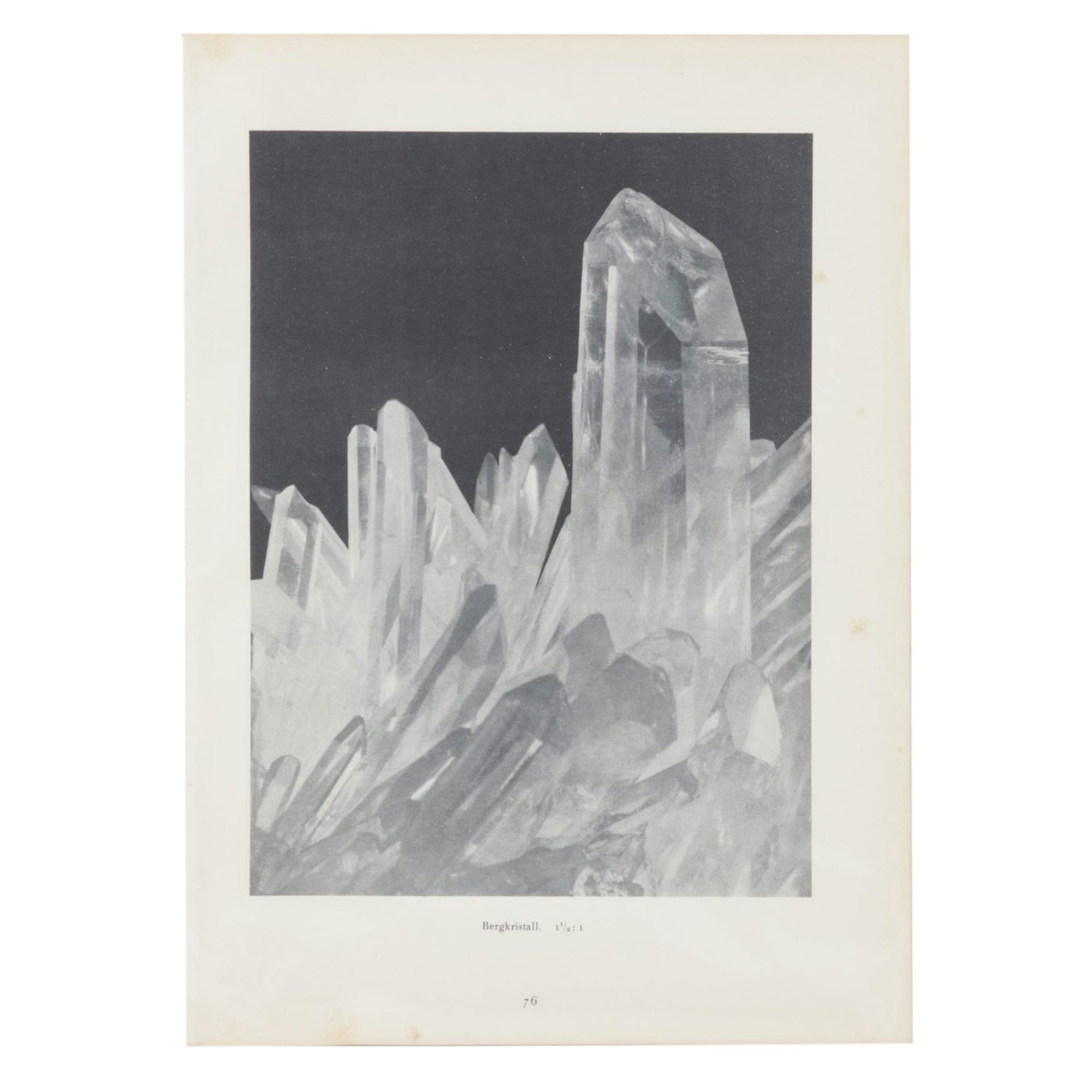 Oskar Prochnow Photogravure "Bergkristall," 1928