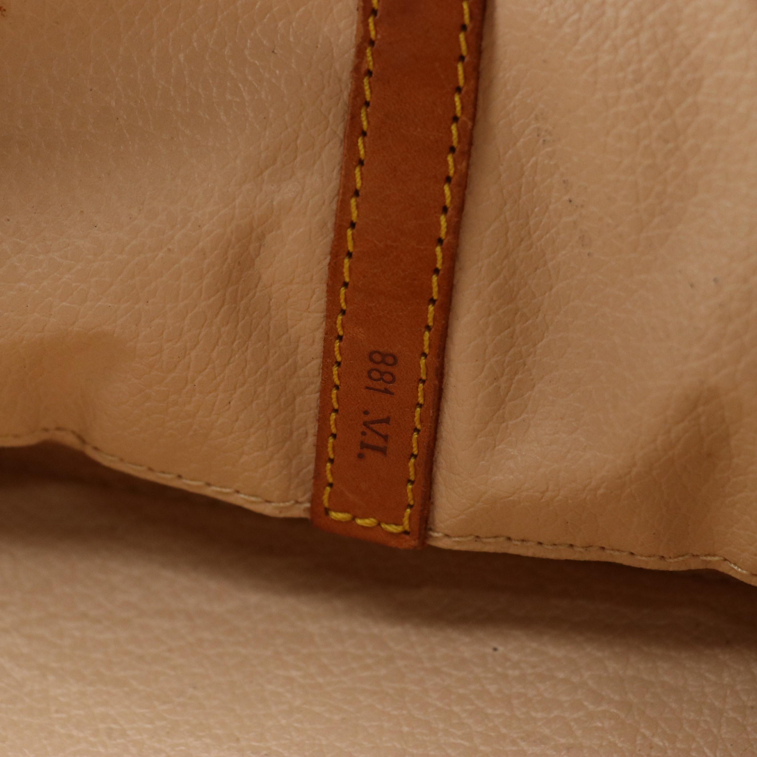 Louis Vuitton Sac Sport Travel Bag in Monogram Coated Canvas and Leather Trim