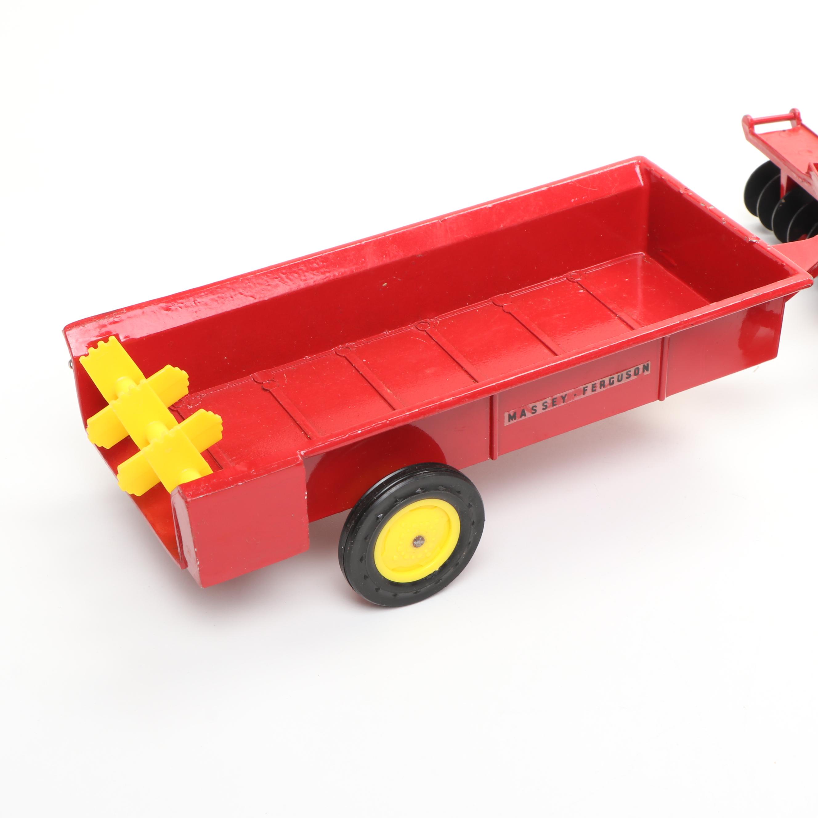 Ertl Massey Ferguson 175 Diesel with Attachments, Mid-20th Century