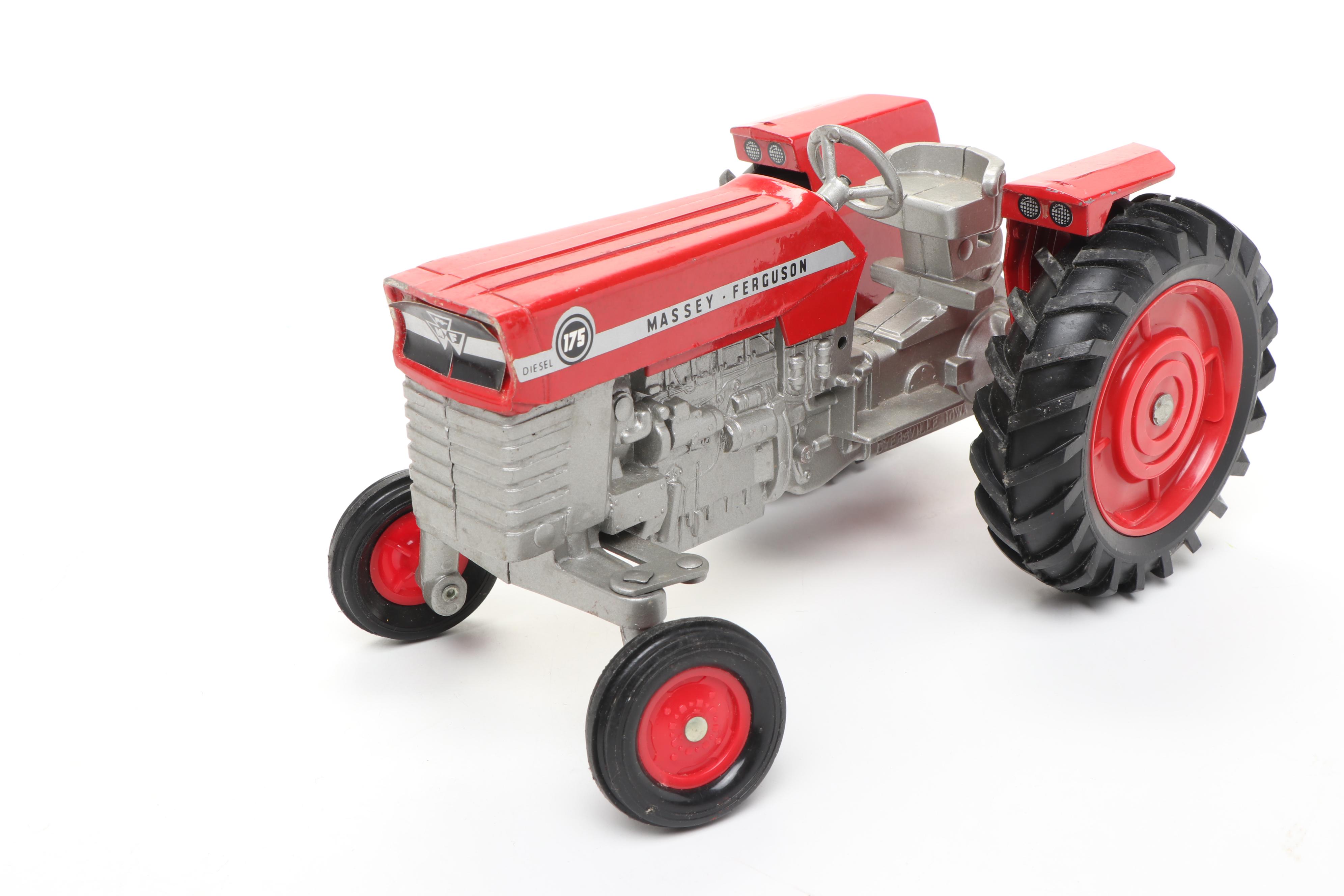 Ertl Massey Ferguson 175 Diesel with Attachments, Mid-20th Century