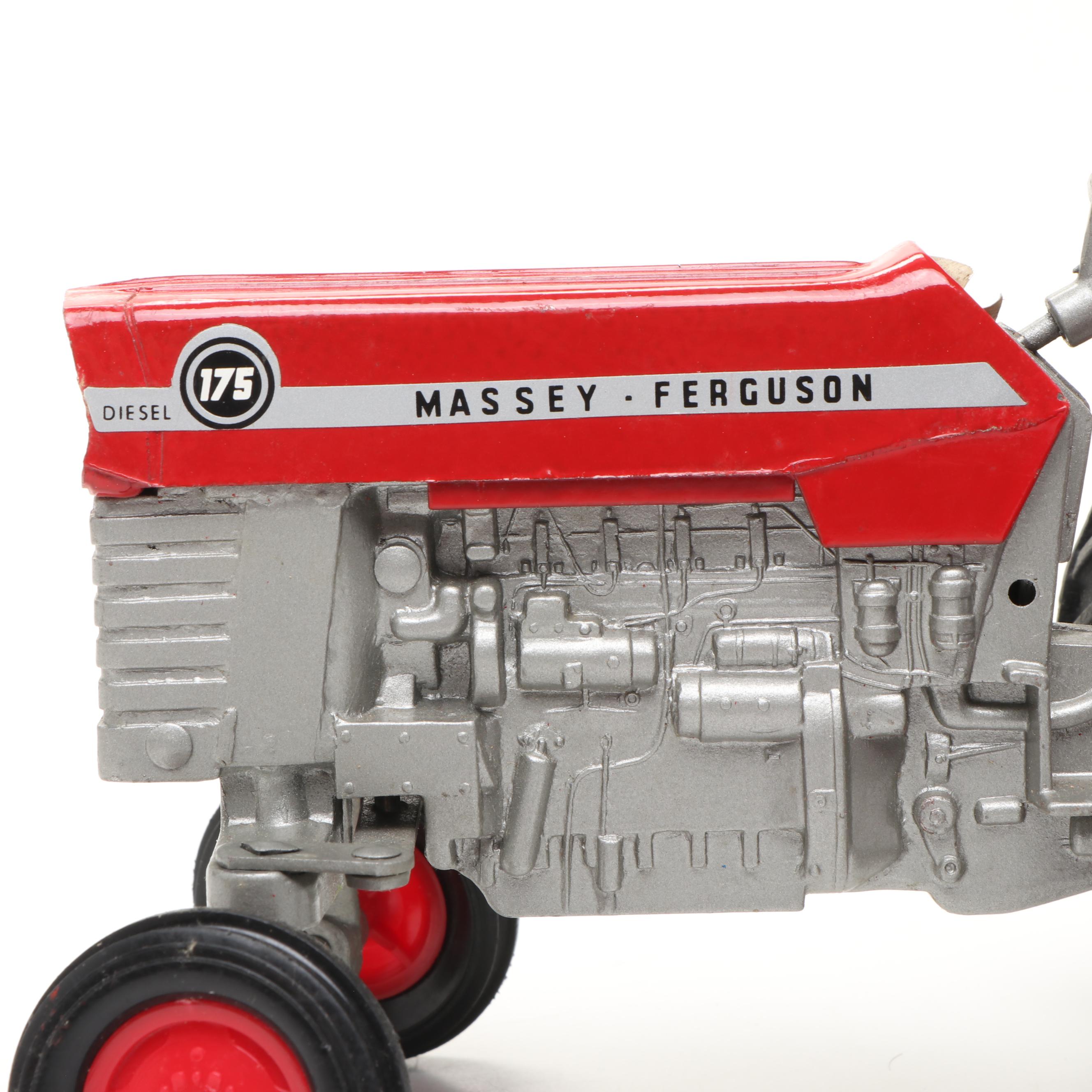 Ertl Massey Ferguson 175 Diesel with Attachments, Mid-20th Century