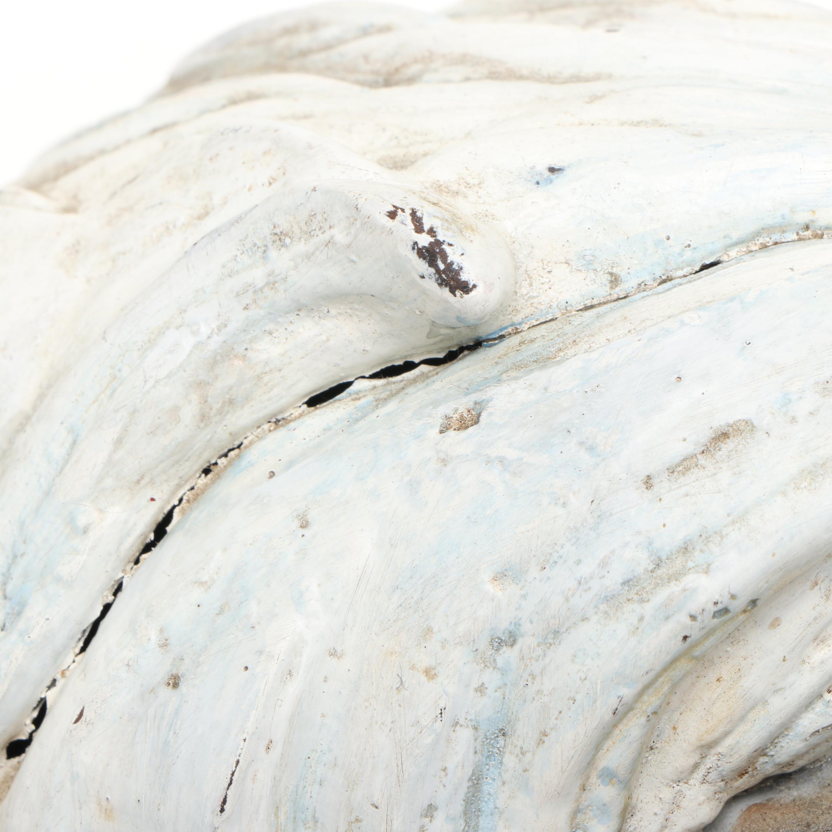 Coca-Cola Sprite Boy Cast Iron Advertising Bank, Mid-20th Century