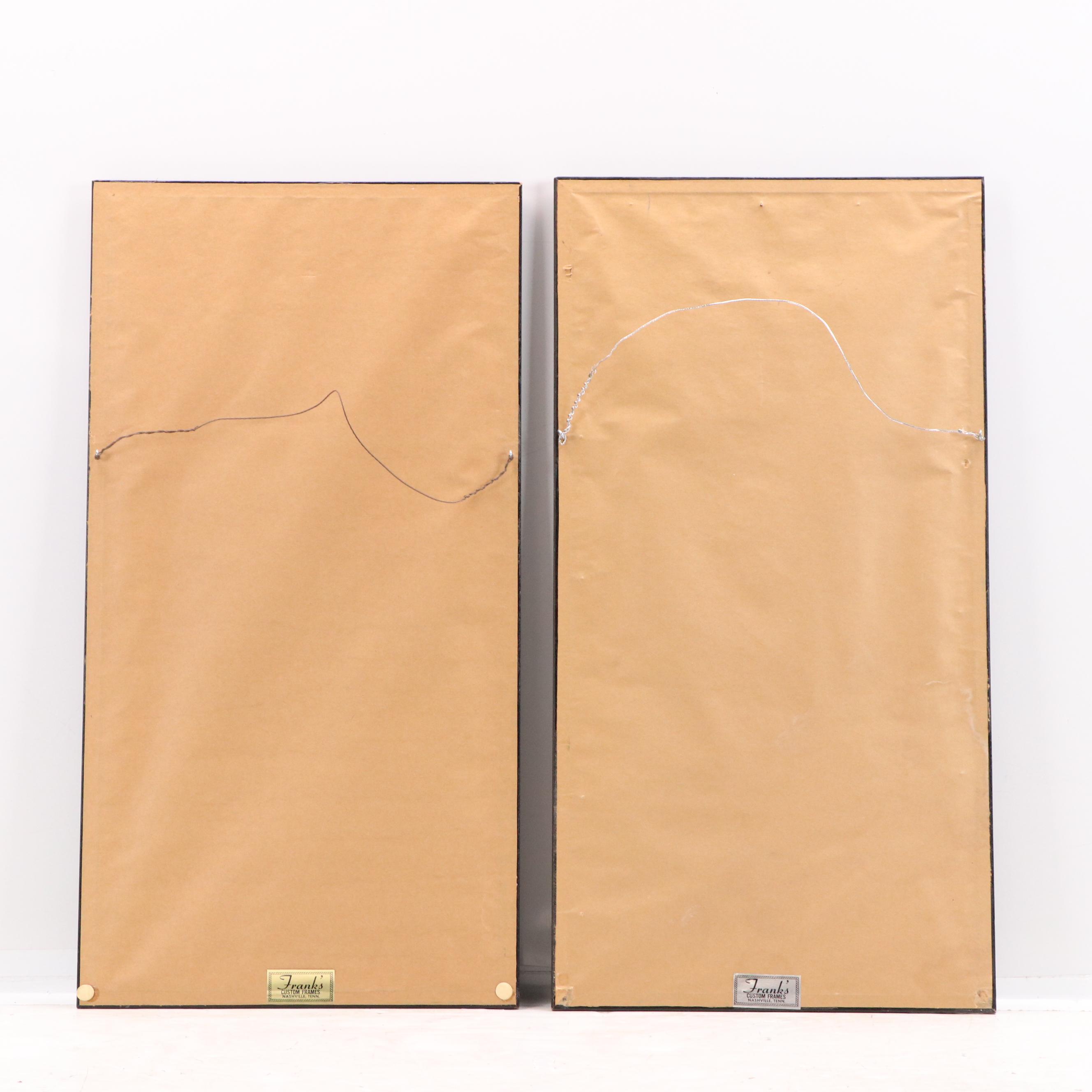 Pair of Brass Rubbings of Belgian Madonna and Child from Nivelles