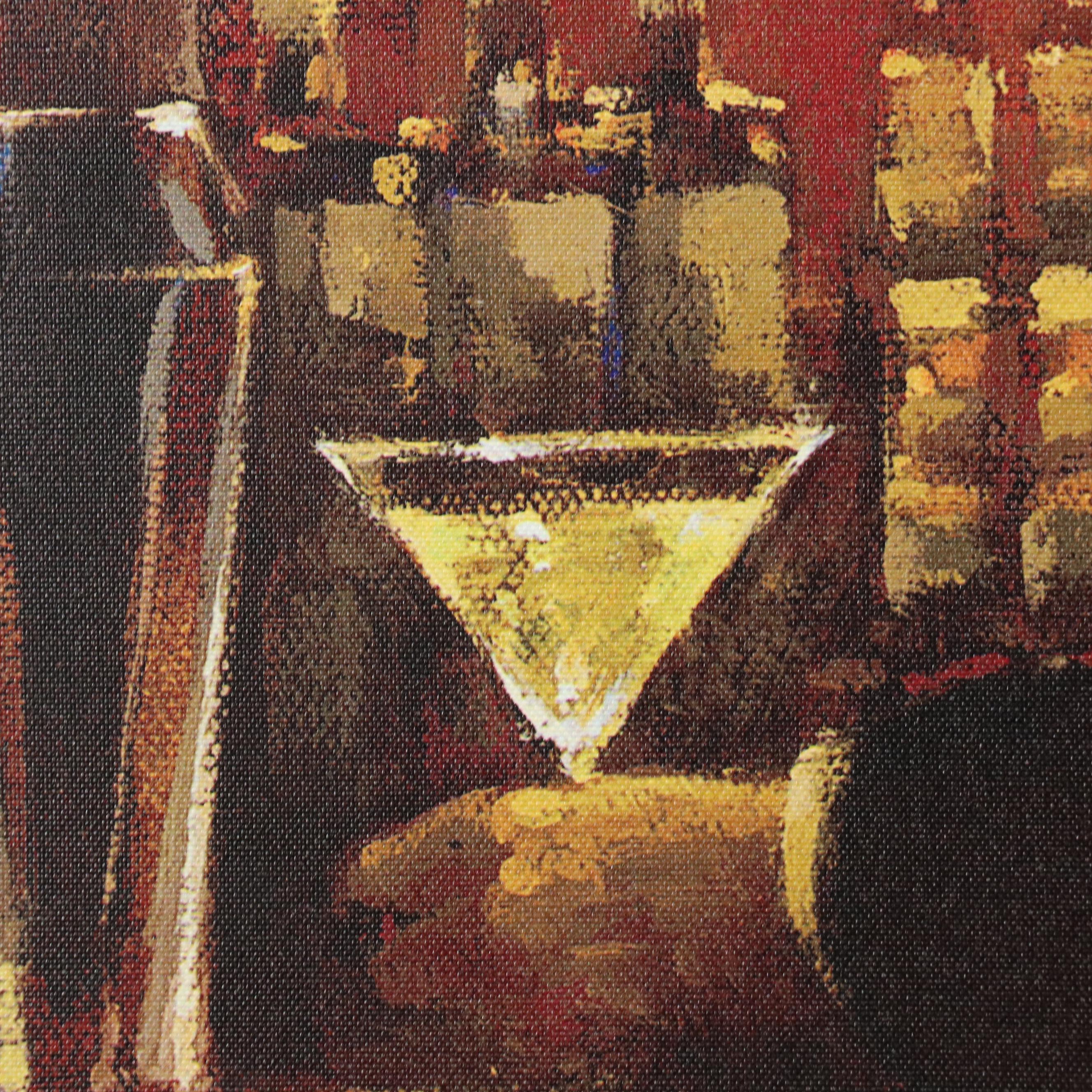 After Brent Lynch Giclée Diptych "Evening Lounge"