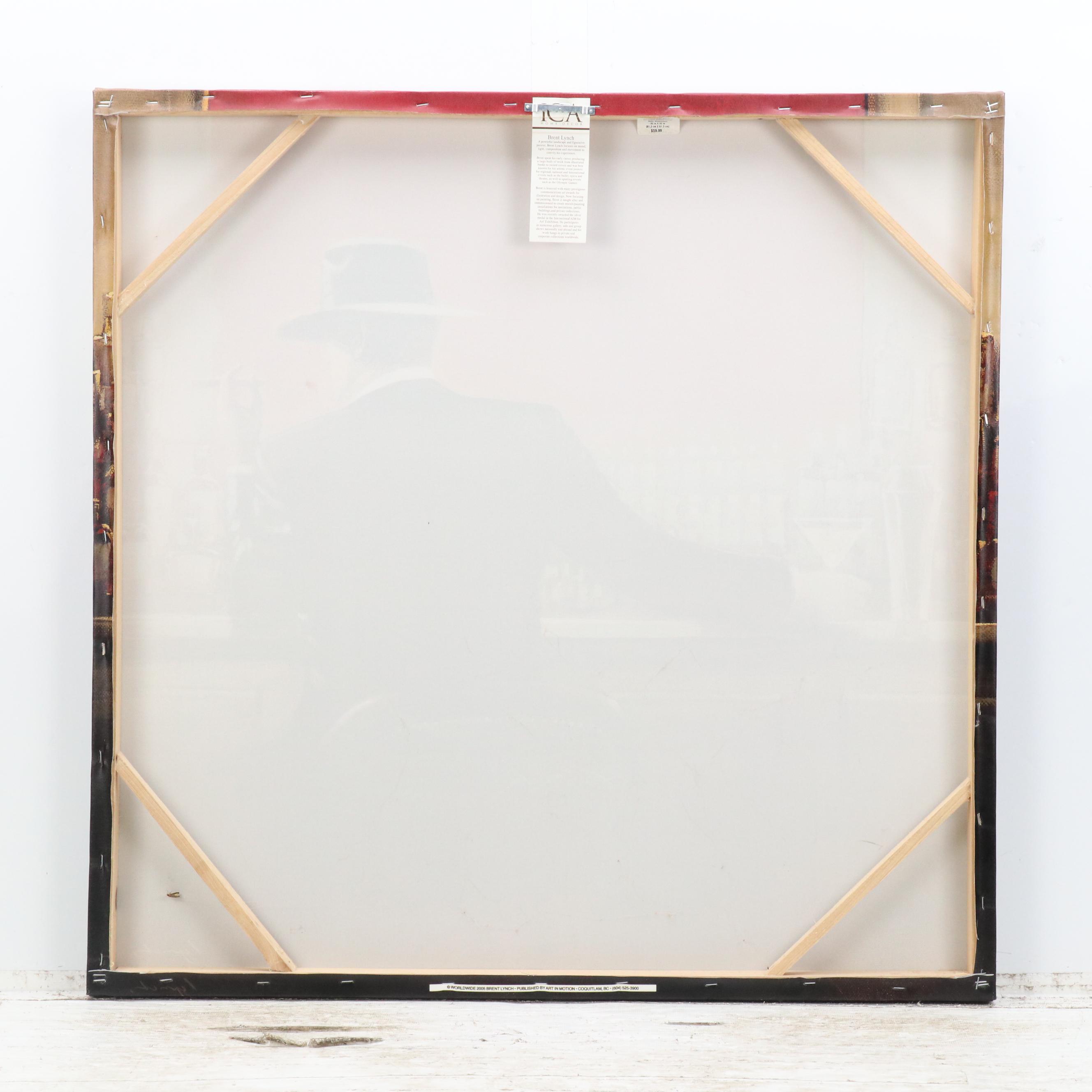 After Brent Lynch Giclée Diptych "Evening Lounge"