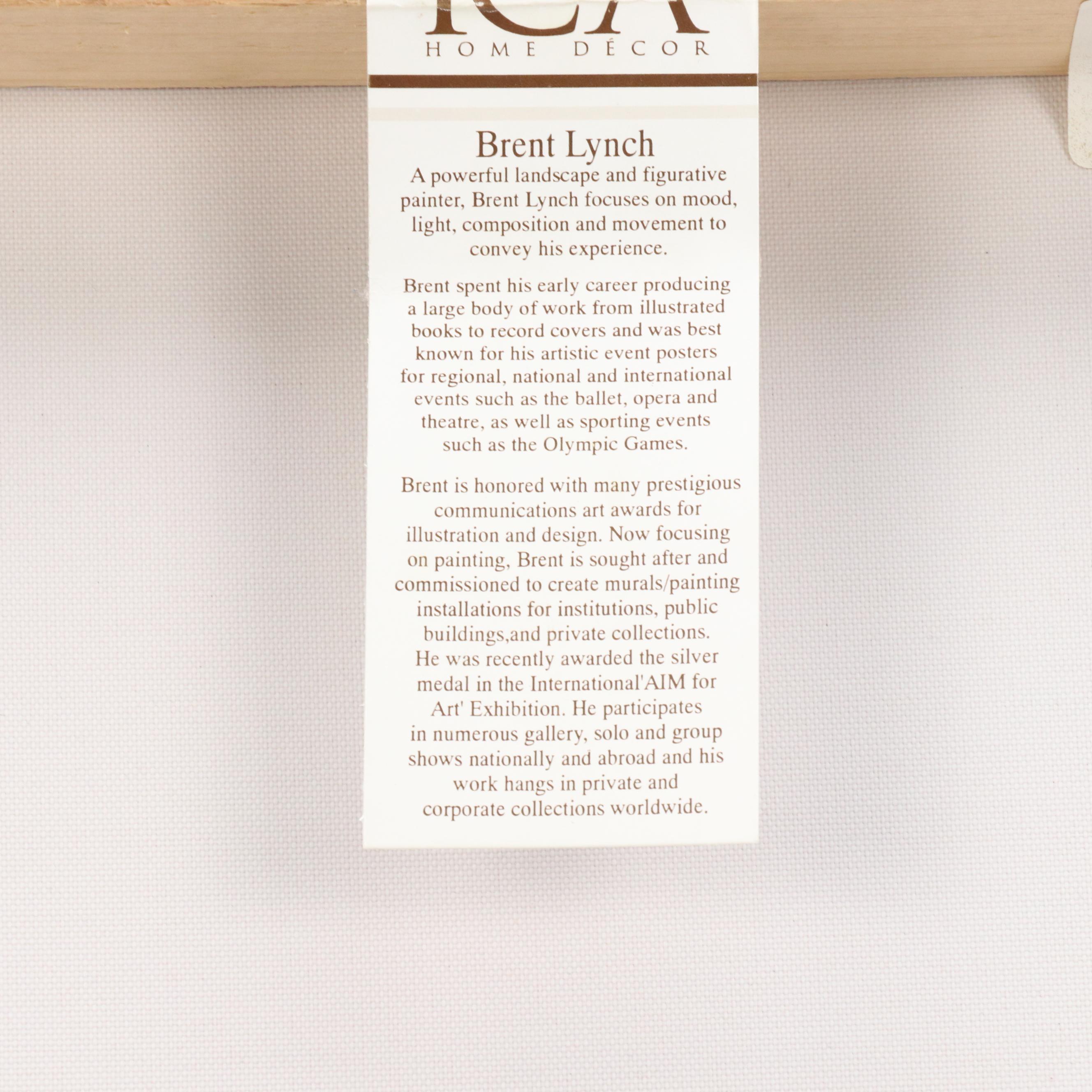 After Brent Lynch Giclée Diptych "Evening Lounge"