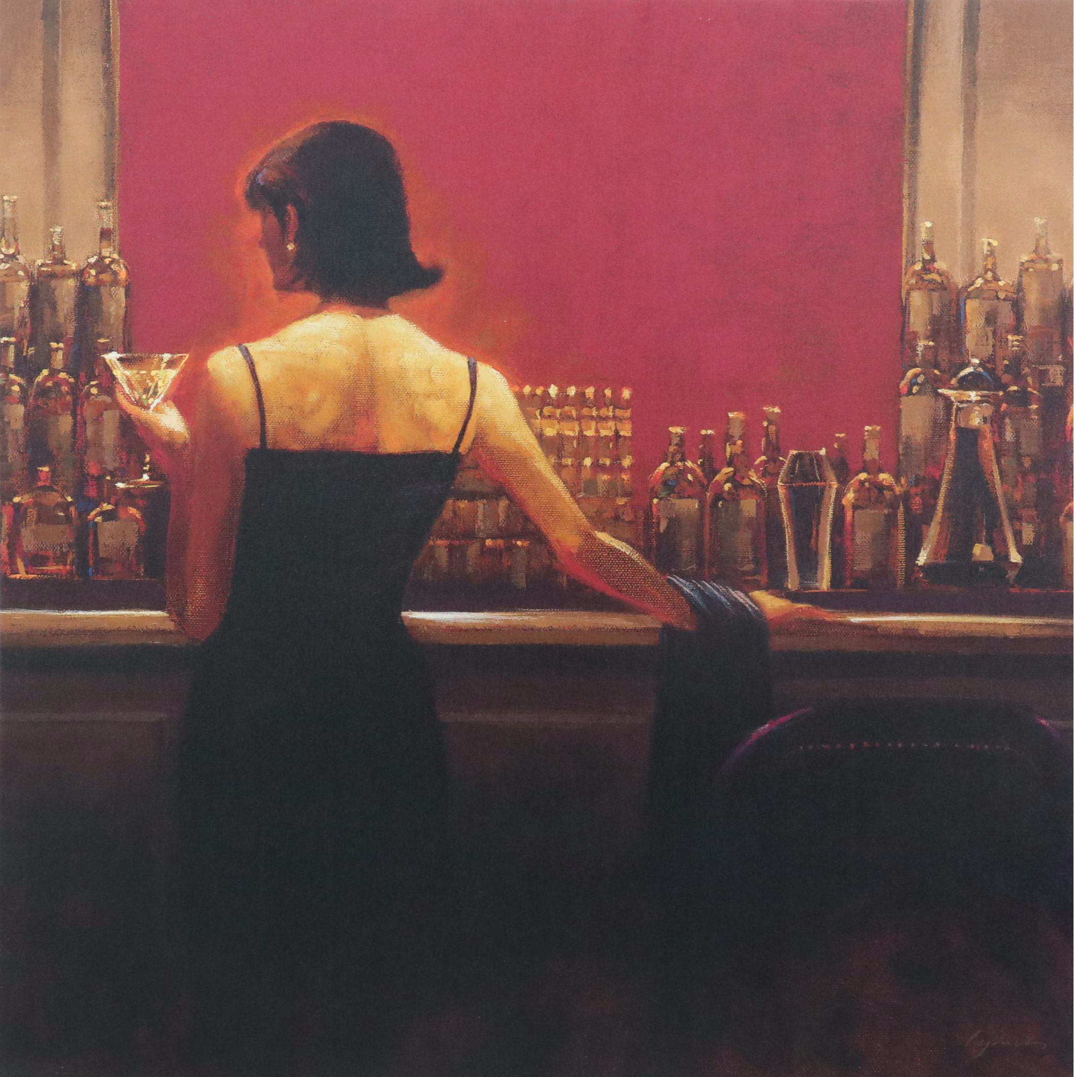 After Brent Lynch Giclée Diptych "Evening Lounge"