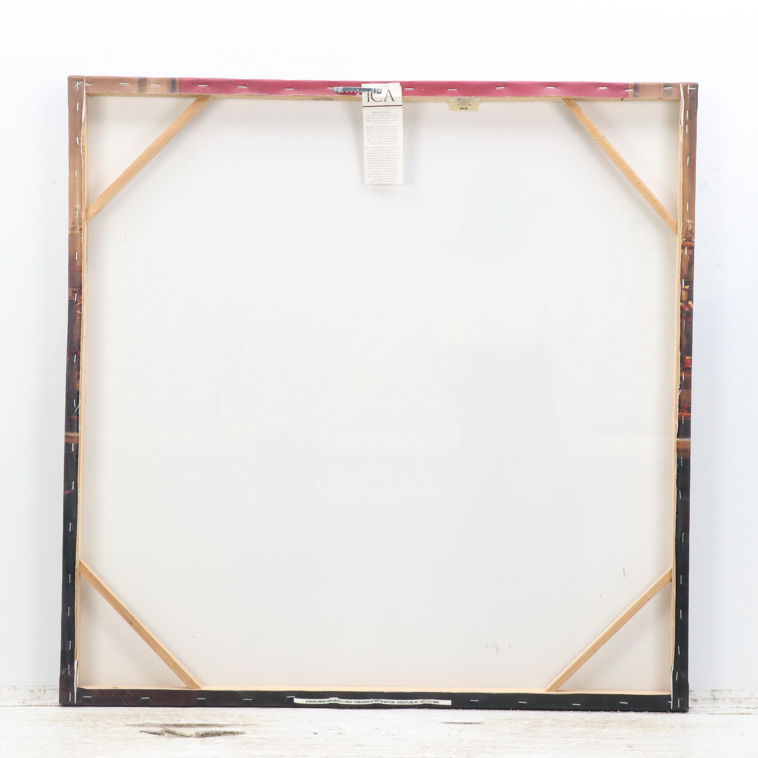 After Brent Lynch Giclée Diptych "Evening Lounge"