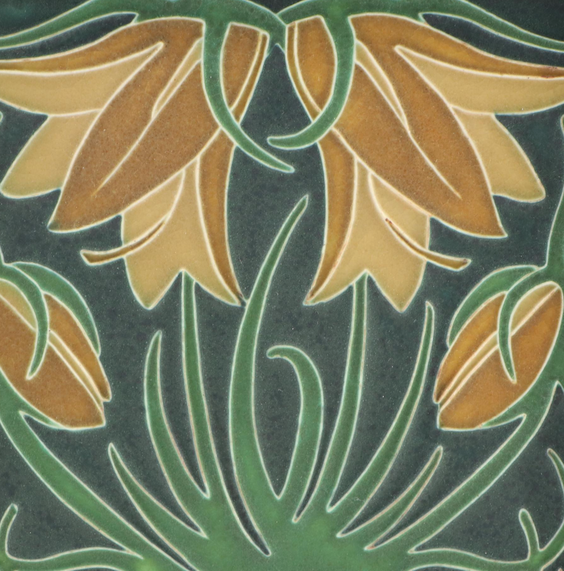 Motawi Tileworks Arts and Crafts Style Framed Ceramic Tiles