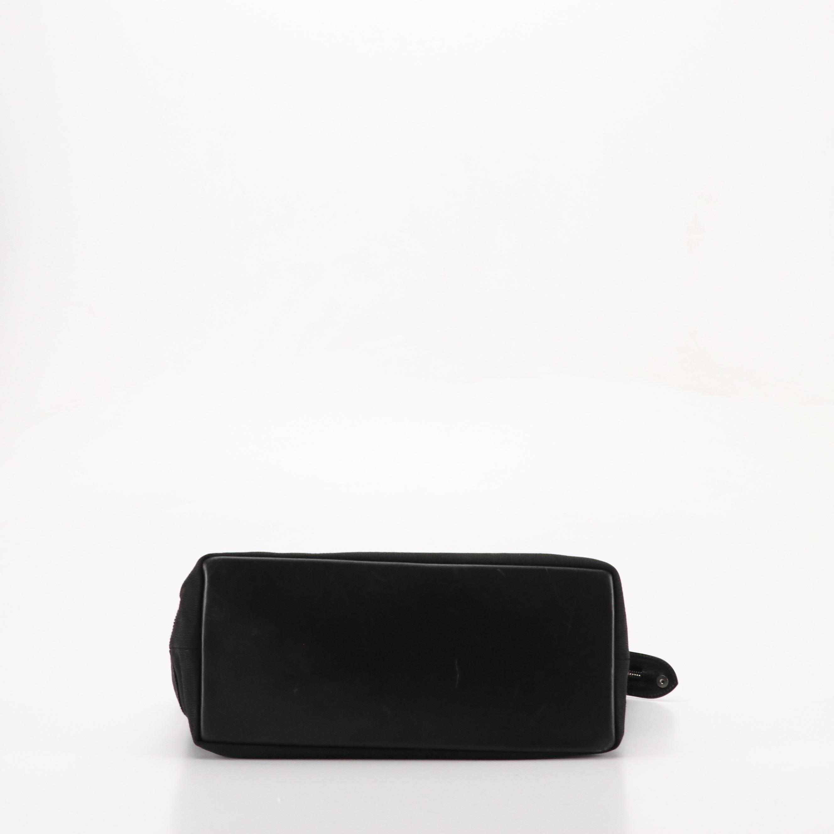 Salvatore Ferragamo Vara Chain Tote in Black Tiered Grosgrain Ribbon